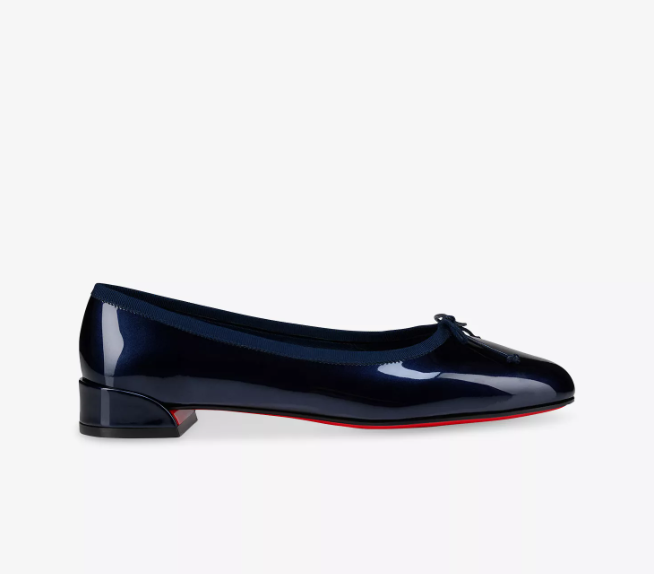 Sweetie Jane Patent Pearlescent-Leather Ballet Flats