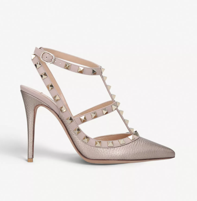 Rockstud 100 T-bar leather courts
