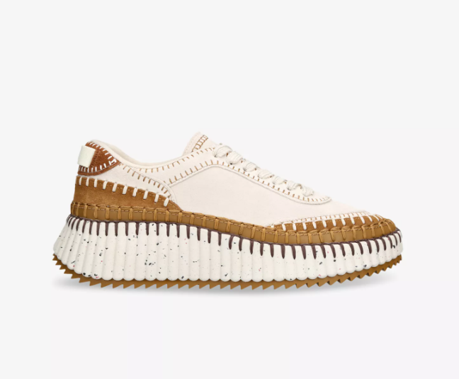 Nama Runner Low-Top Mesh and Woven Trainers
