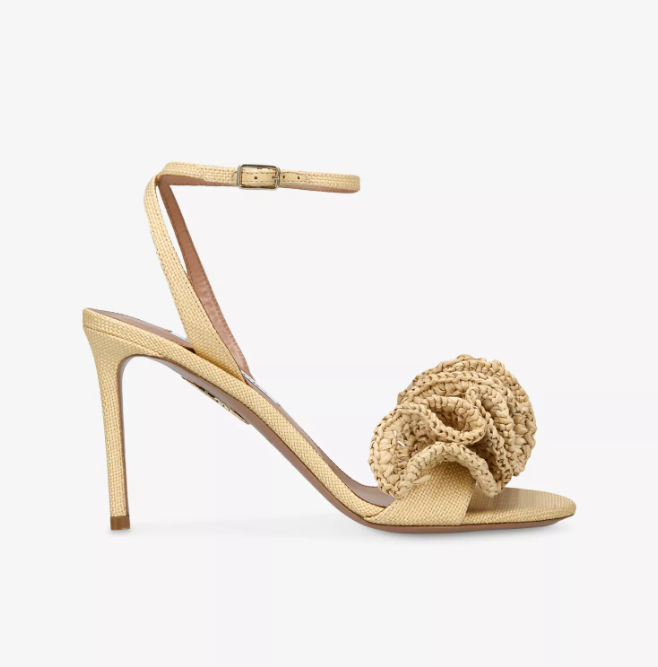 Milagros 105 Suede Heeled Sandals