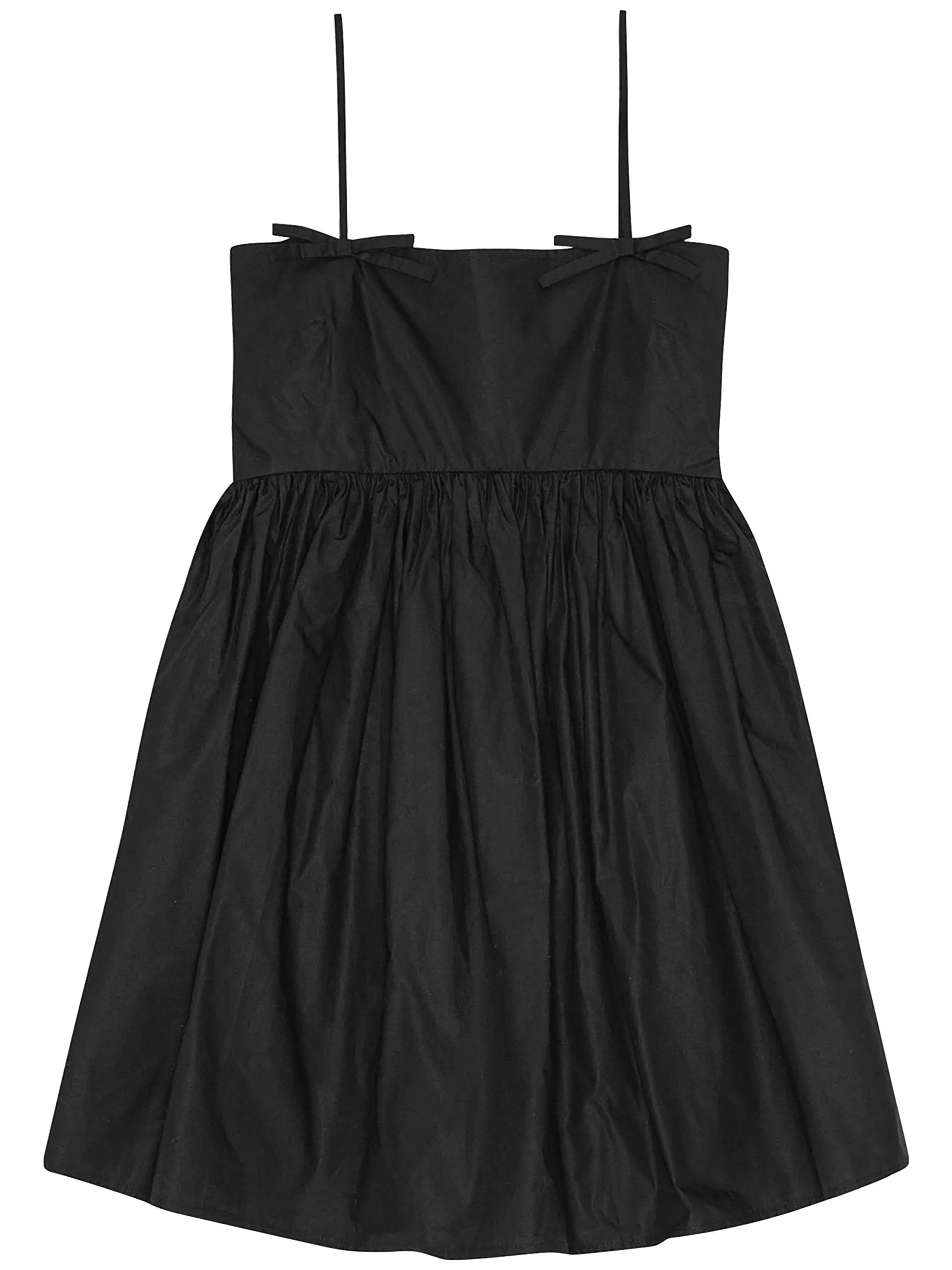 GANNI poplin mini dress