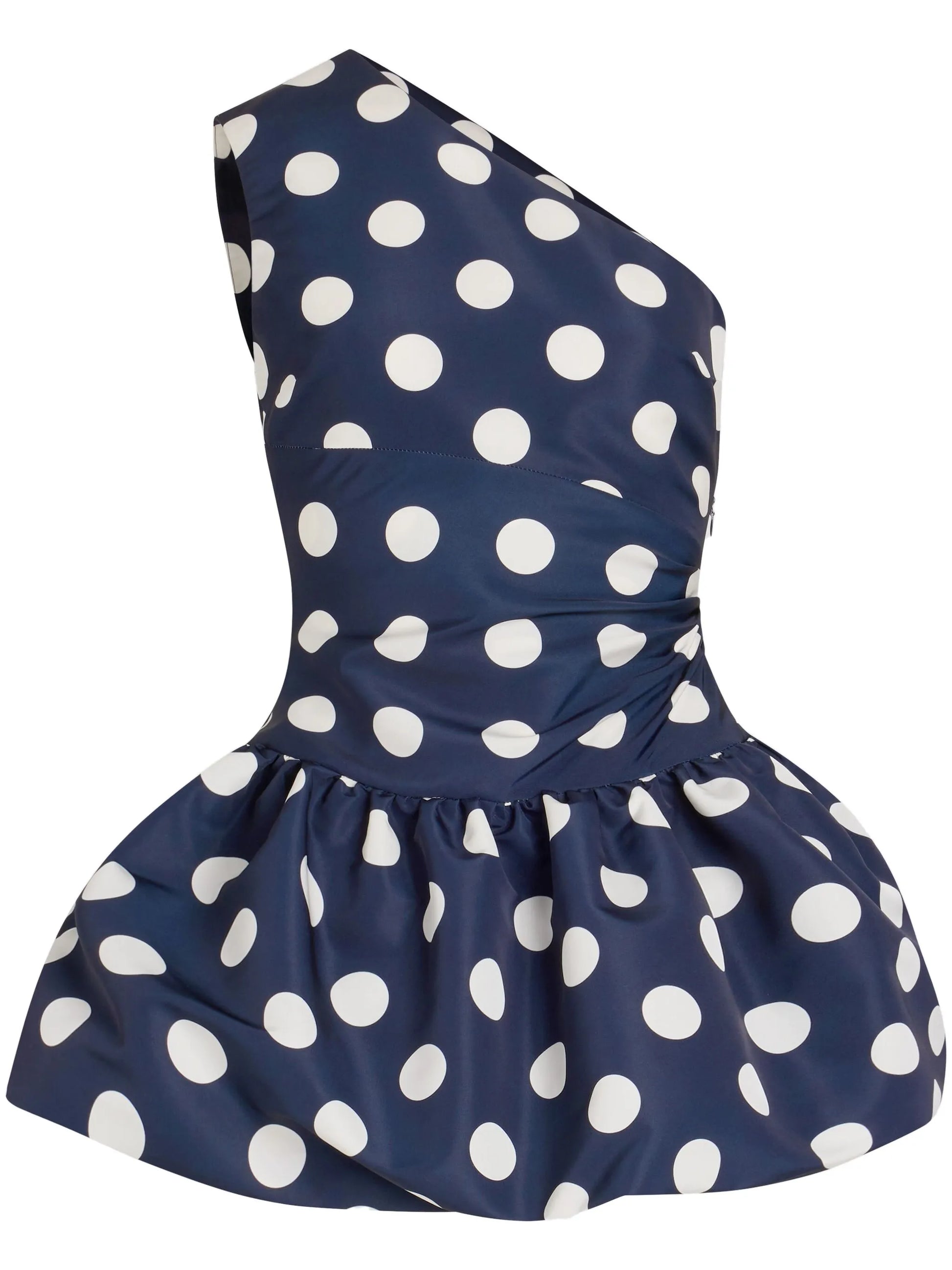 Patou one-shoulder minidress