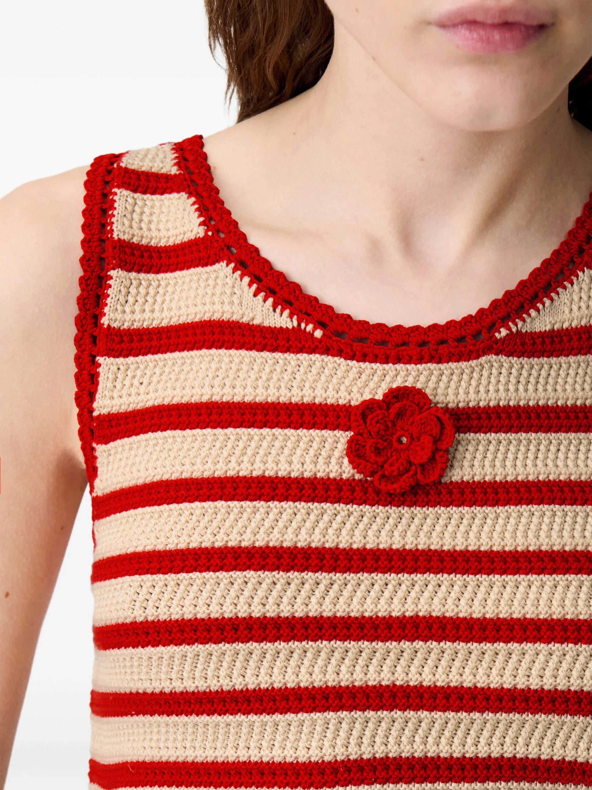 Claudie Pierlot cotton crochet top