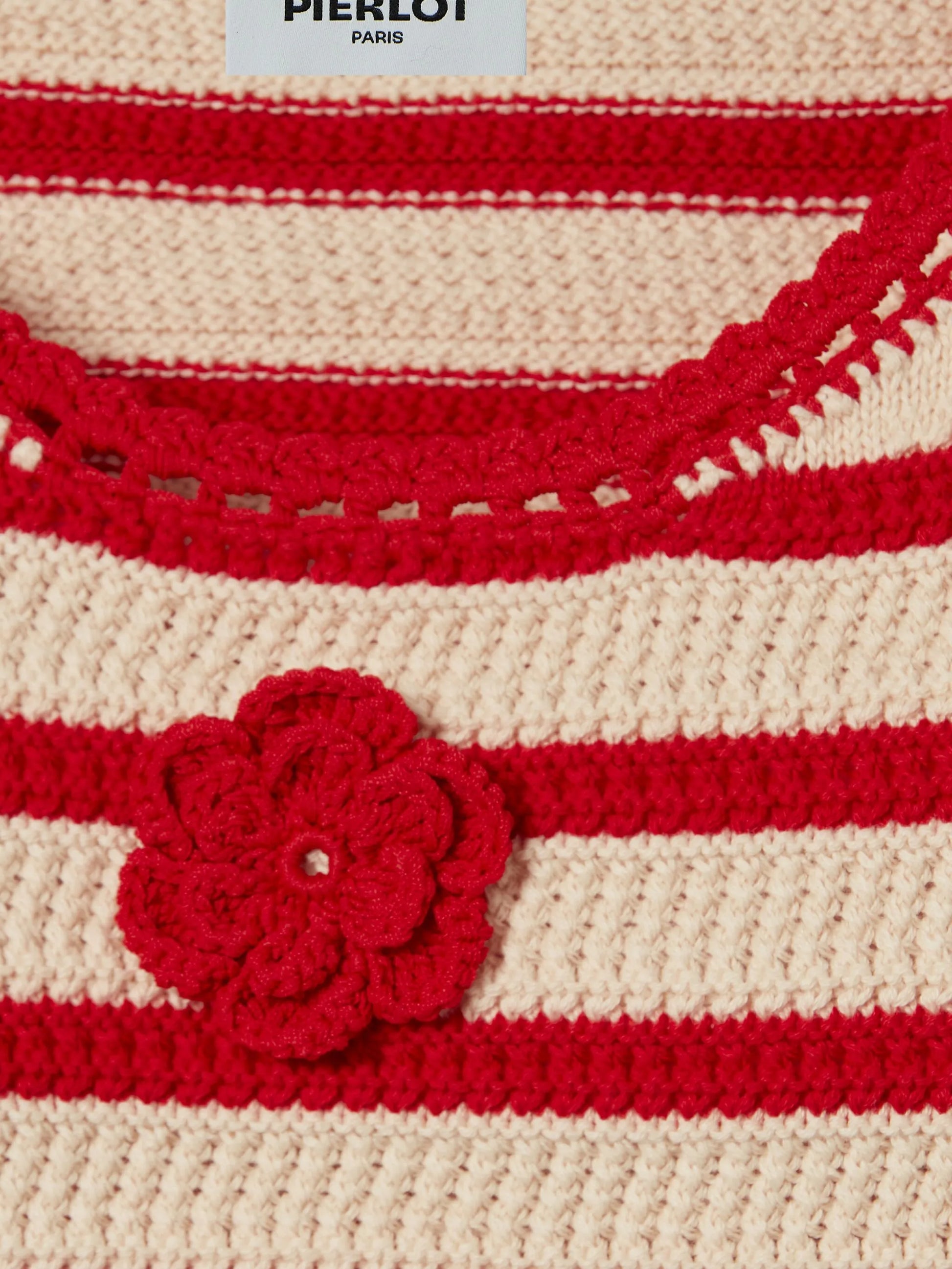 Claudie Pierlot cotton crochet top