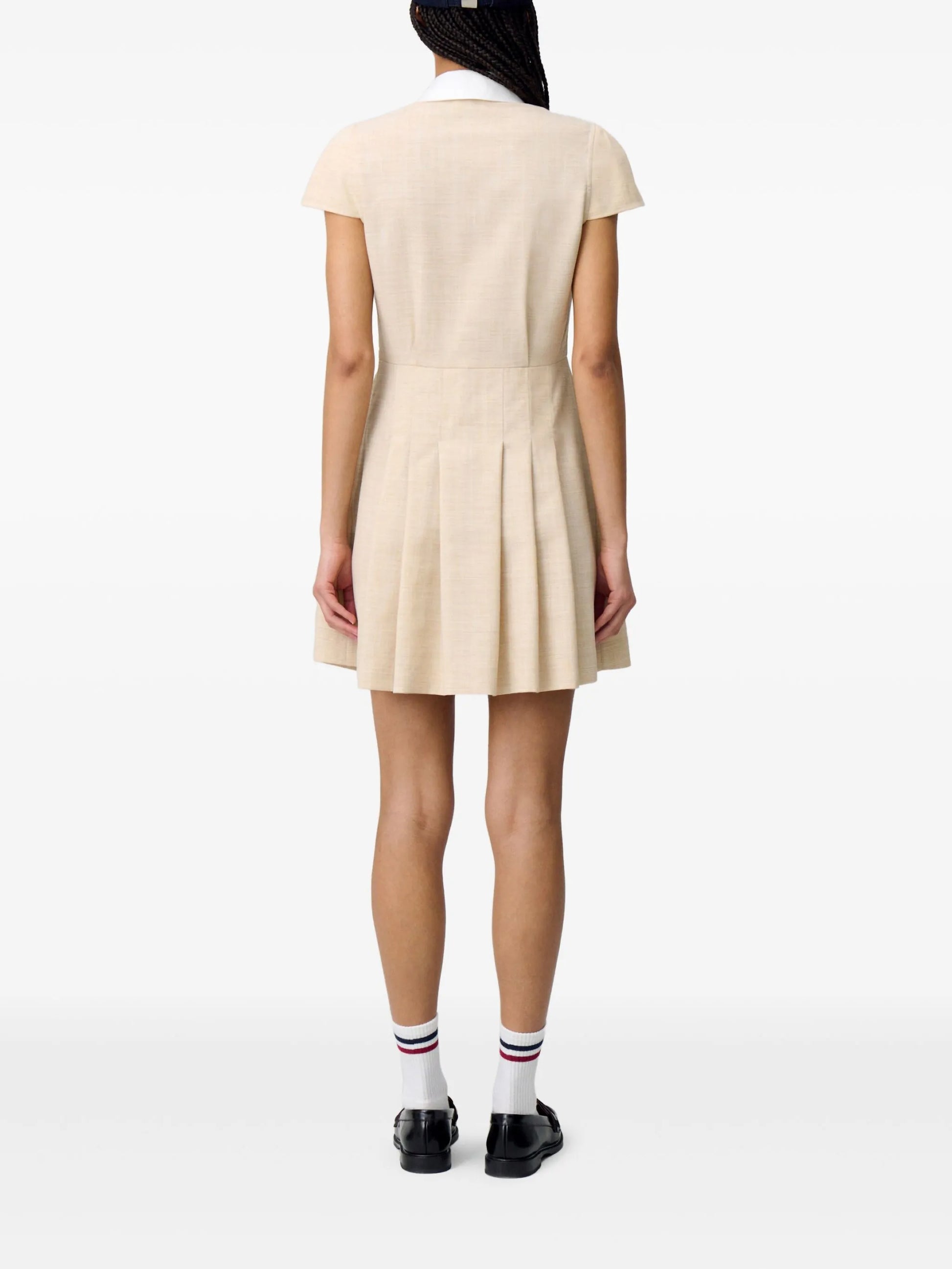 Claudie Pierlot logo-embroidered shirtdress