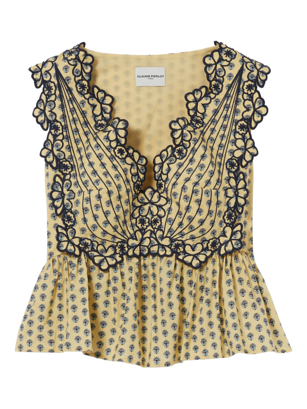Claudie Pierlot embroidery.blouse