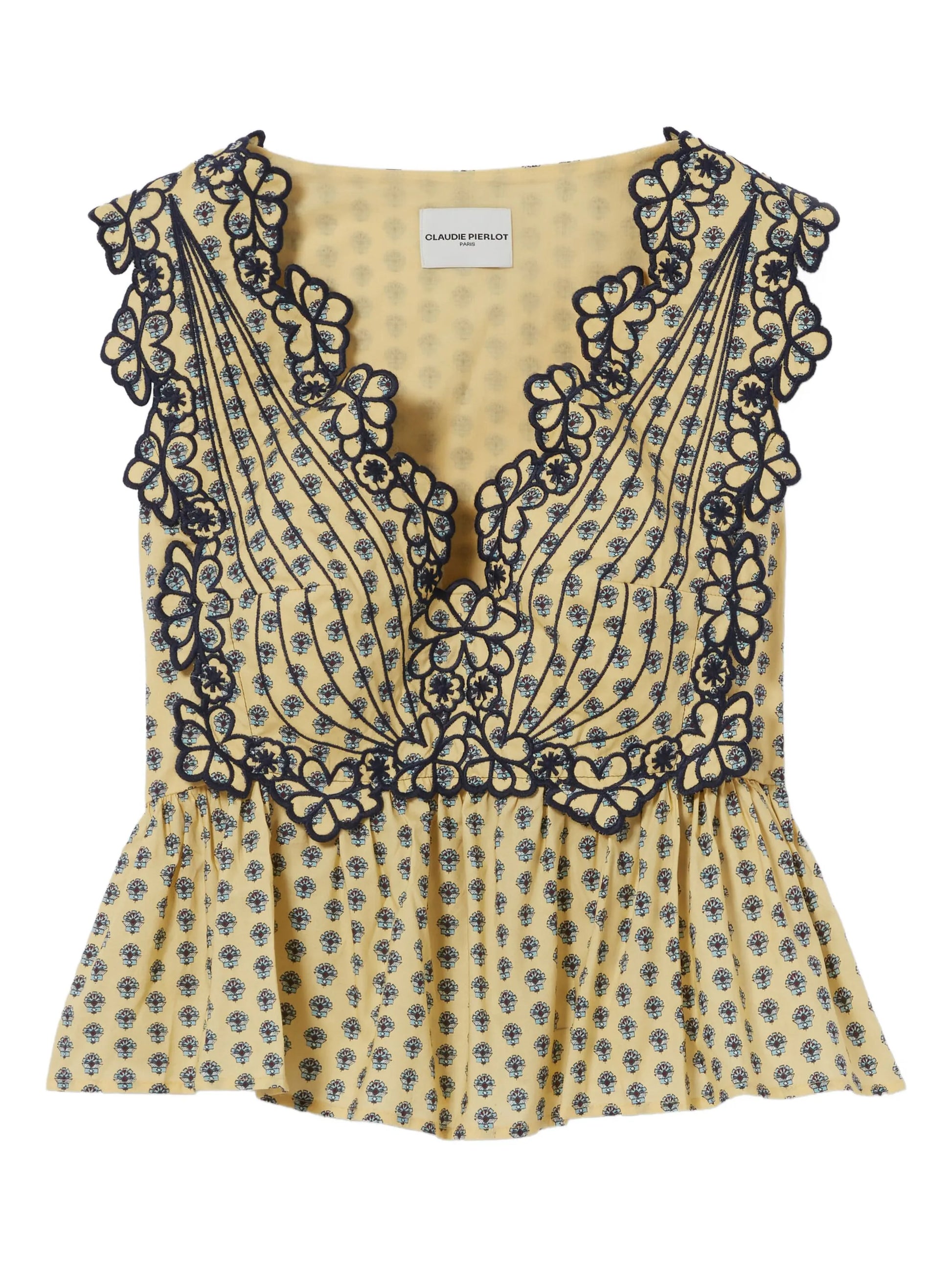 Claudie Pierlot embroidery.blouse