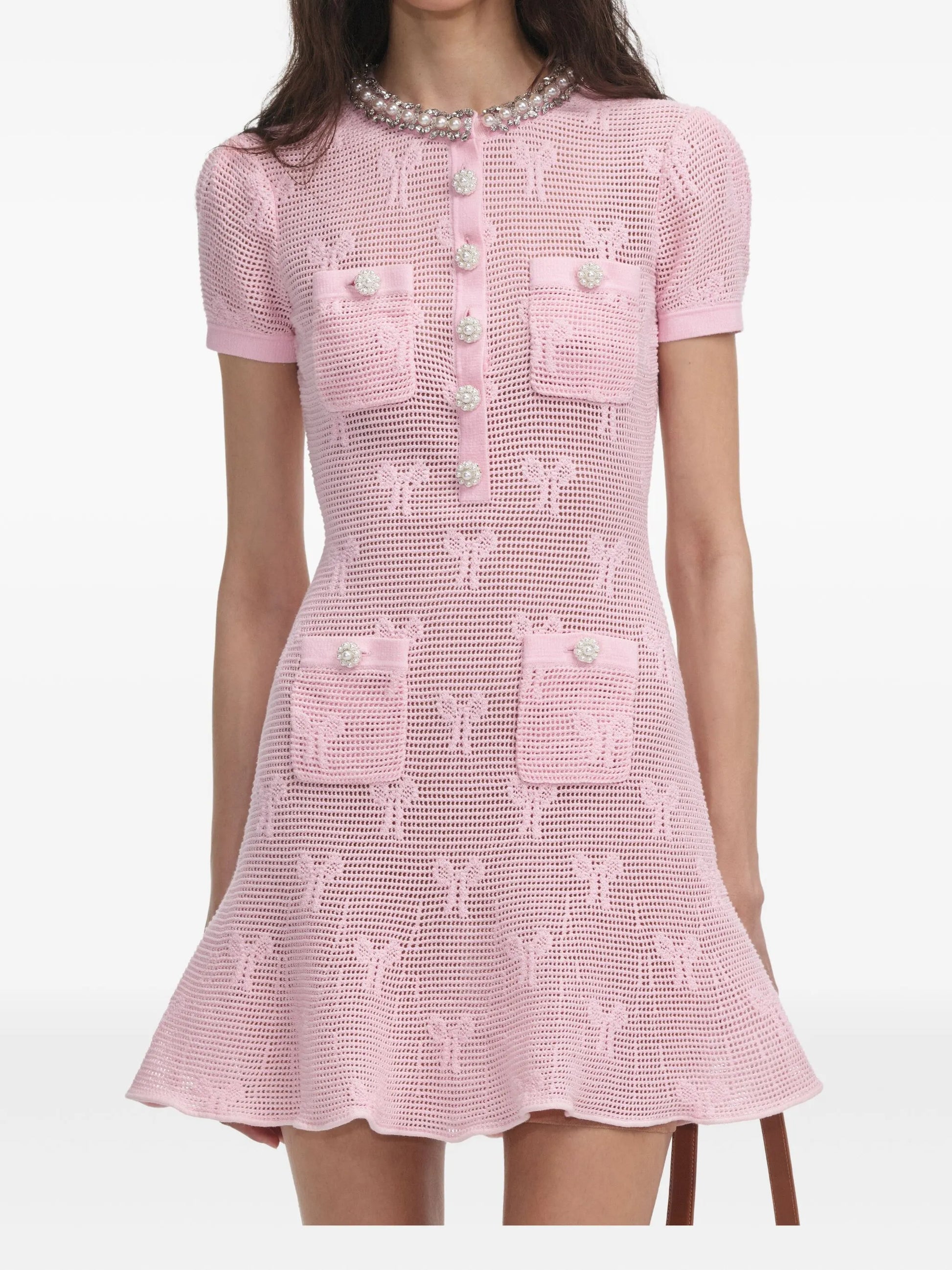 Self-Portrait Crochet Dress