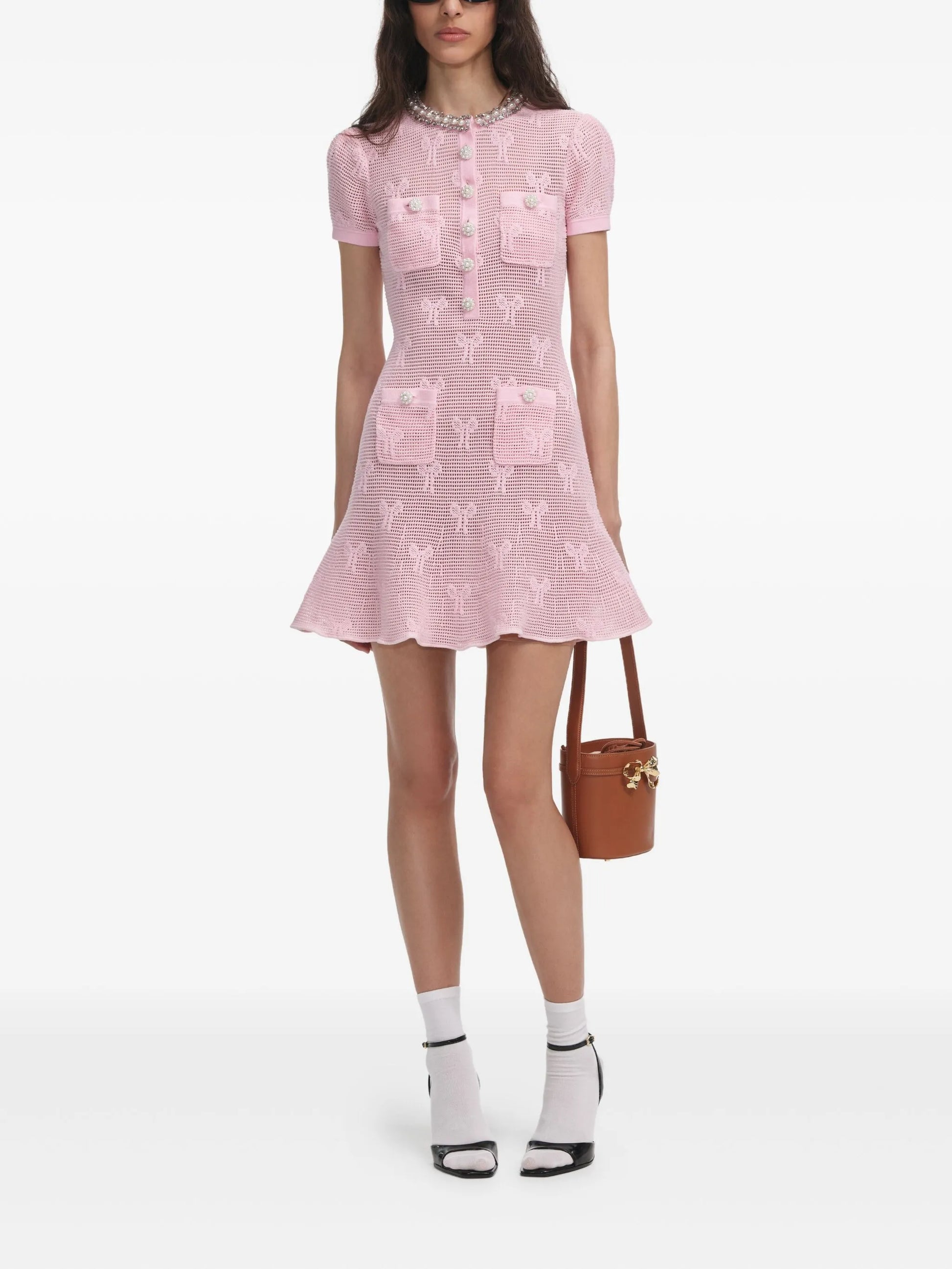 Self-Portrait Crochet Dress