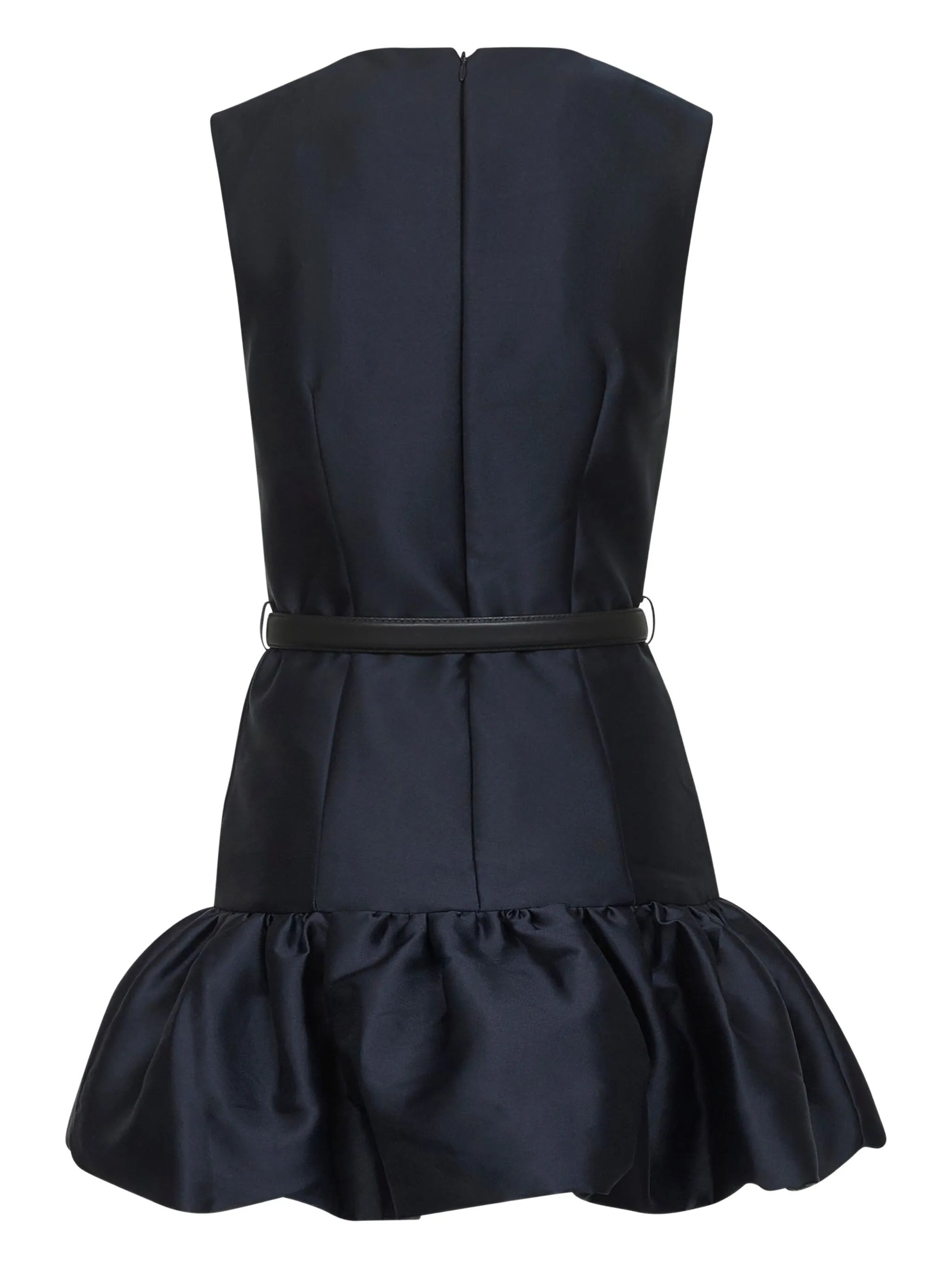 Self-Portrait taffeta sleeveless dress