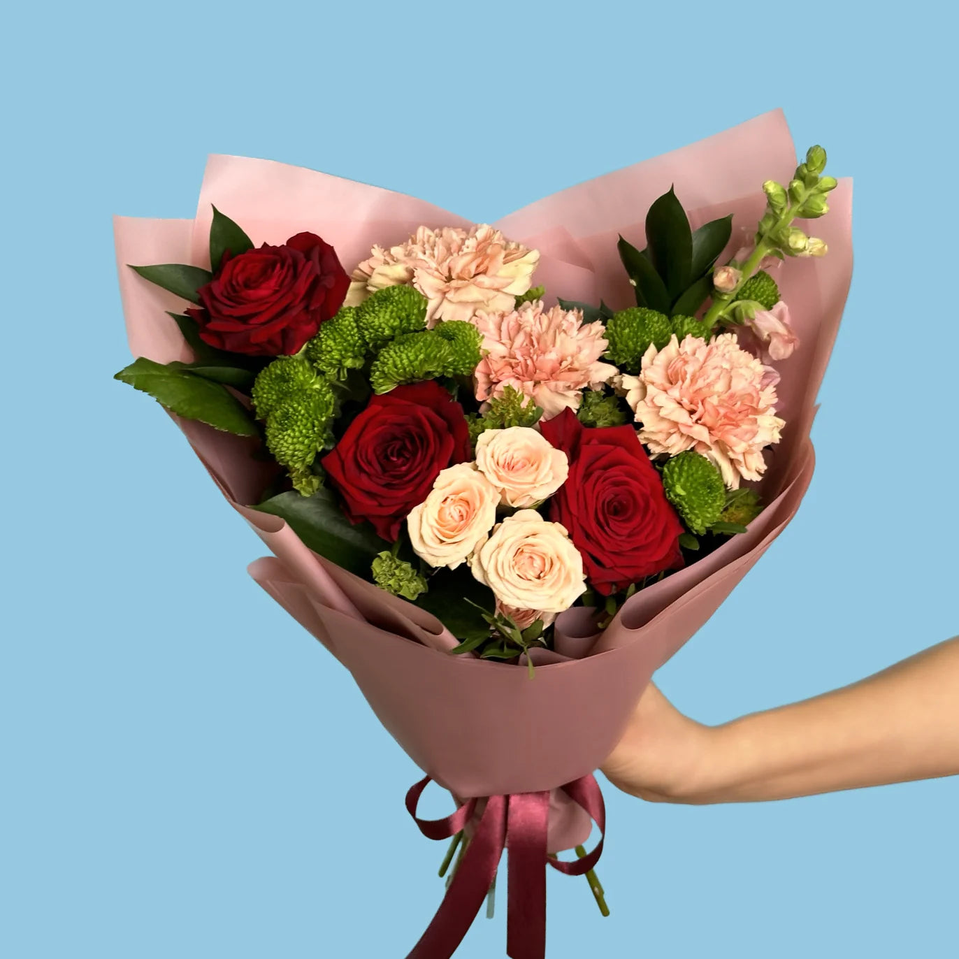 Bouquet frais du matin/rose