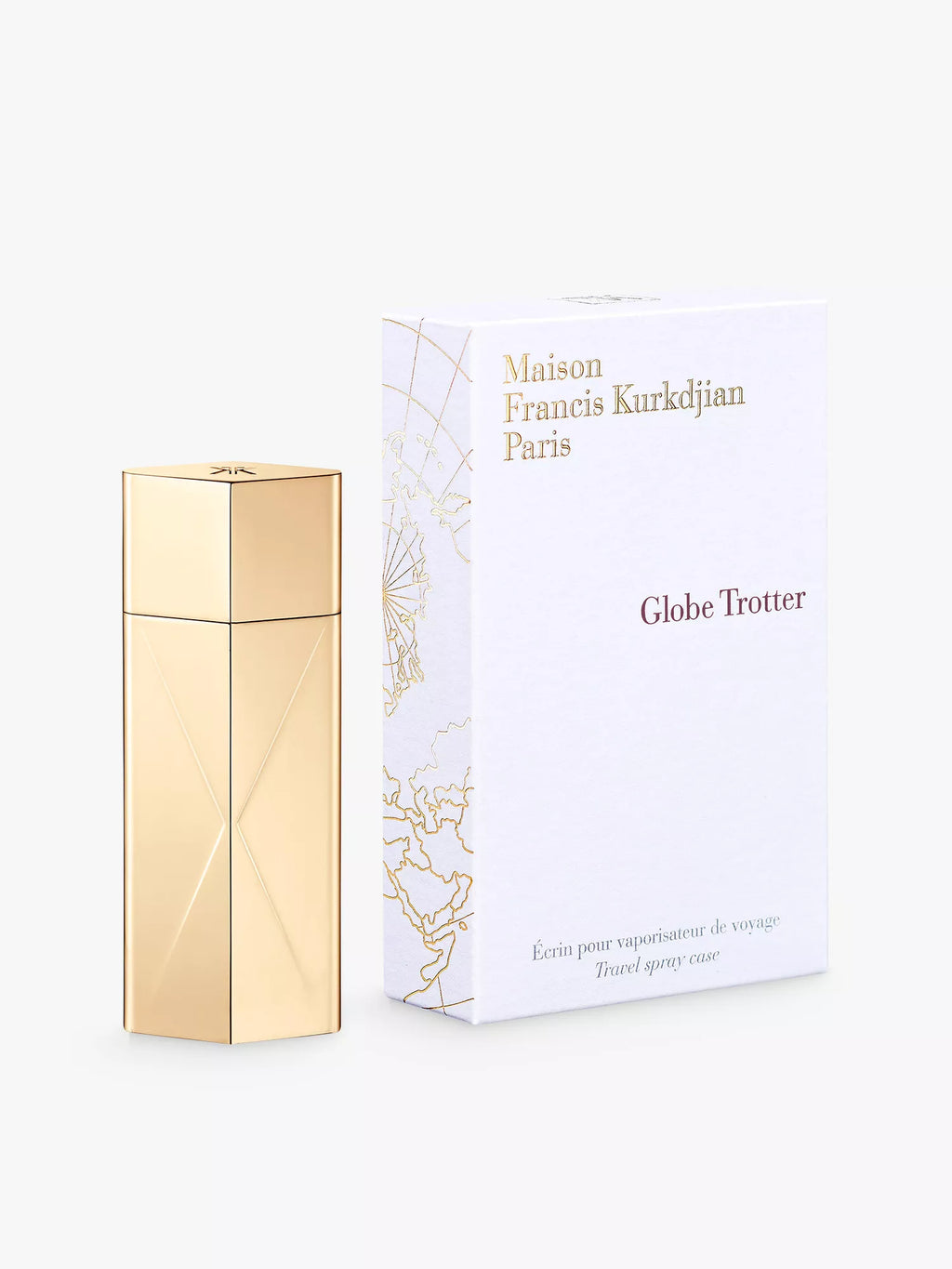 Vaporisateur de voyage de luxe MFK Globe Trotter - édition or