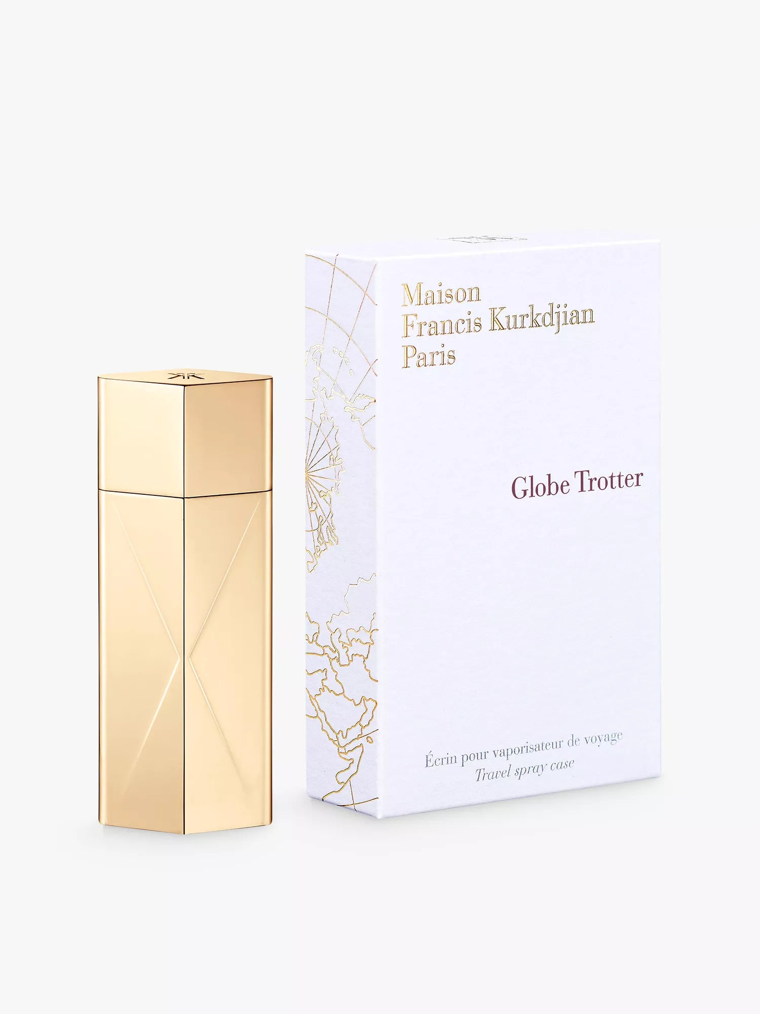 Vaporisateur de voyage de luxe MFK Globe Trotter - édition or