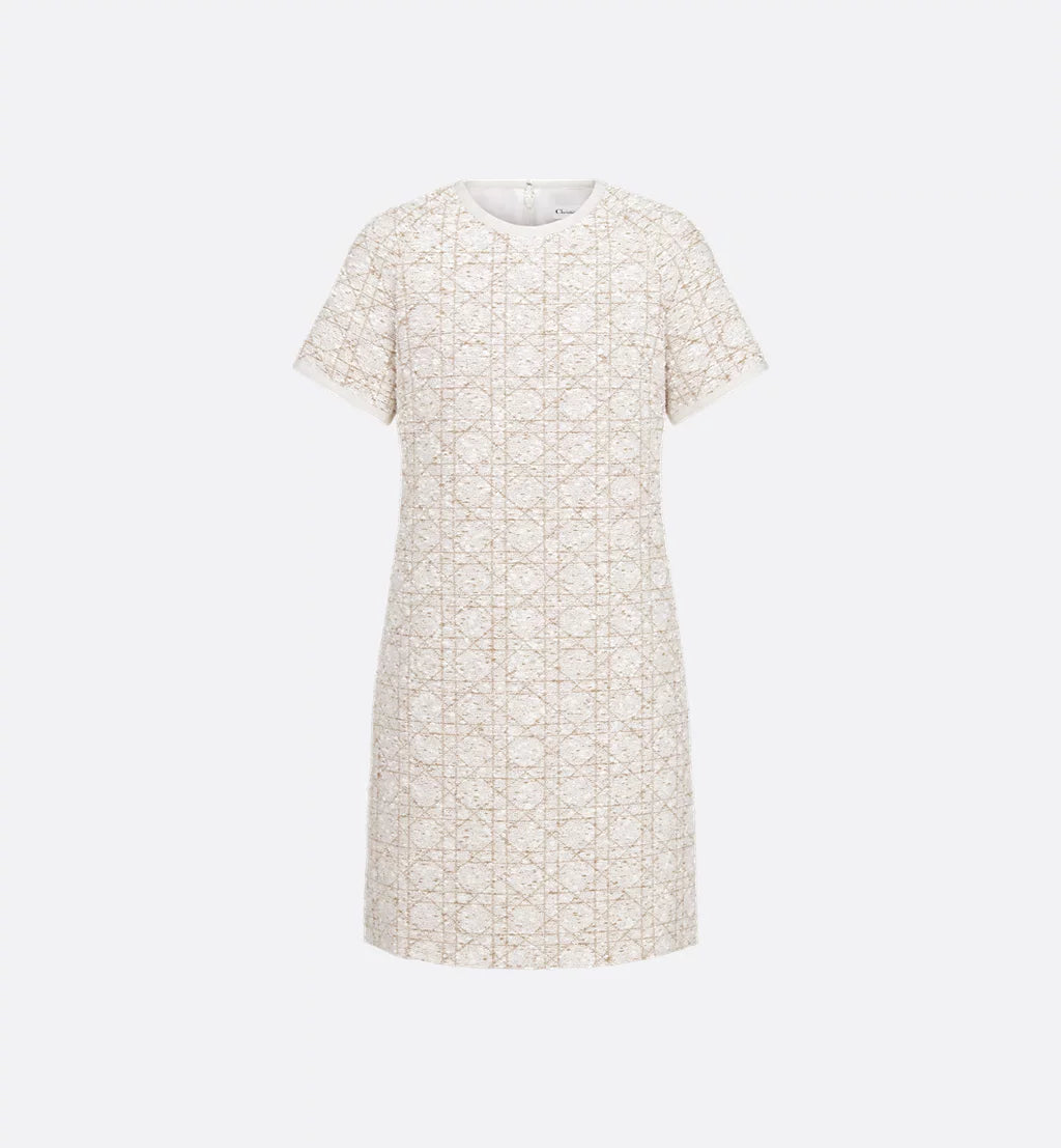DIOR Short Macrocannage Dress