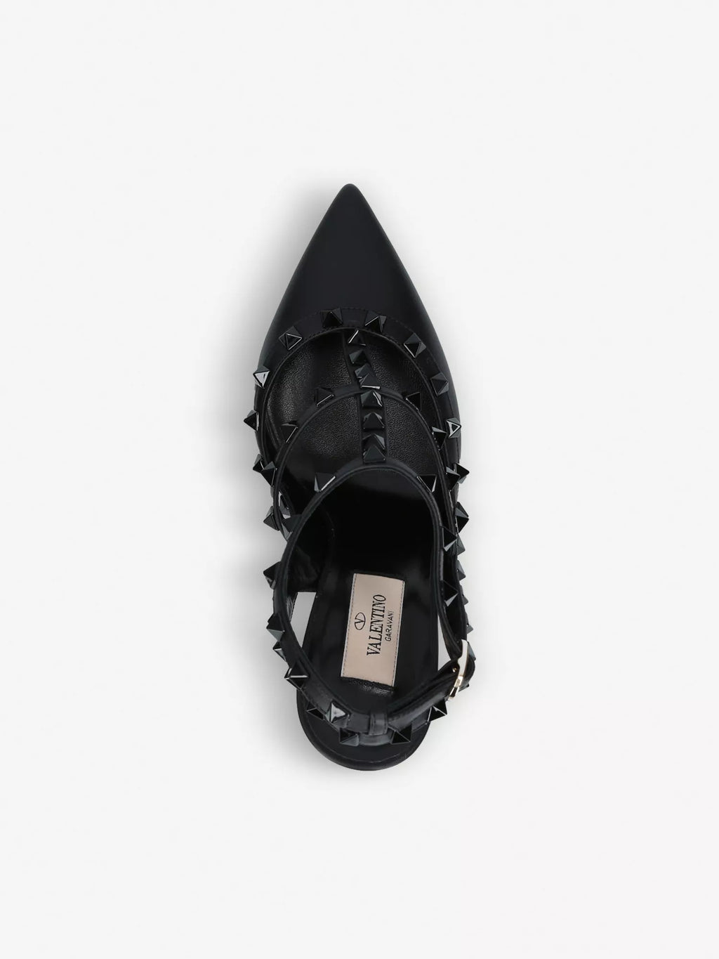 So Noir 100 studded leather courts