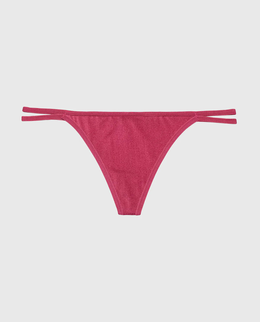 Culotte string LA SENZA avec anneau en bambou, couleur Pacific Coast