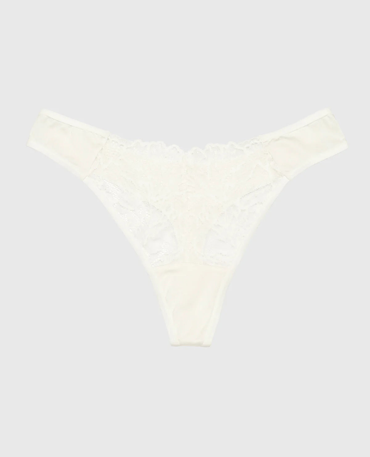 LA SENZA - Pantalon string en dentelle à jambe haute