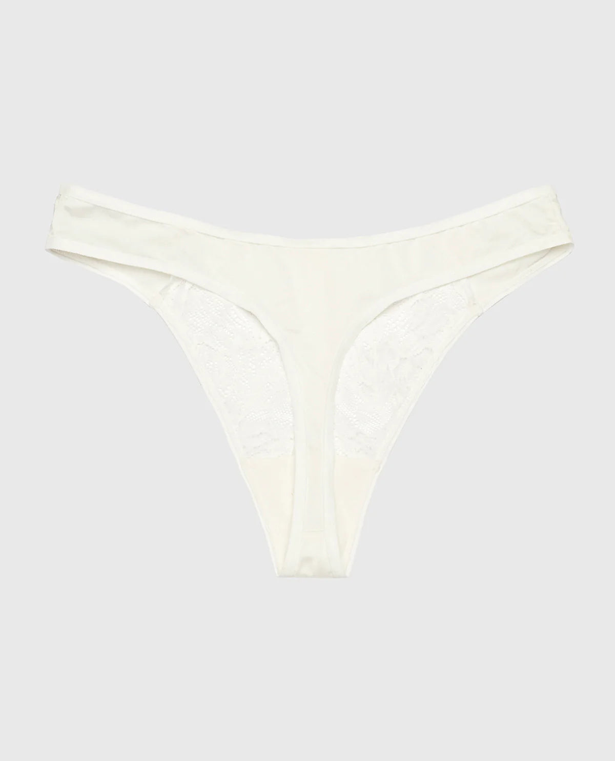 LA SENZA - Pantalon string en dentelle à jambe haute