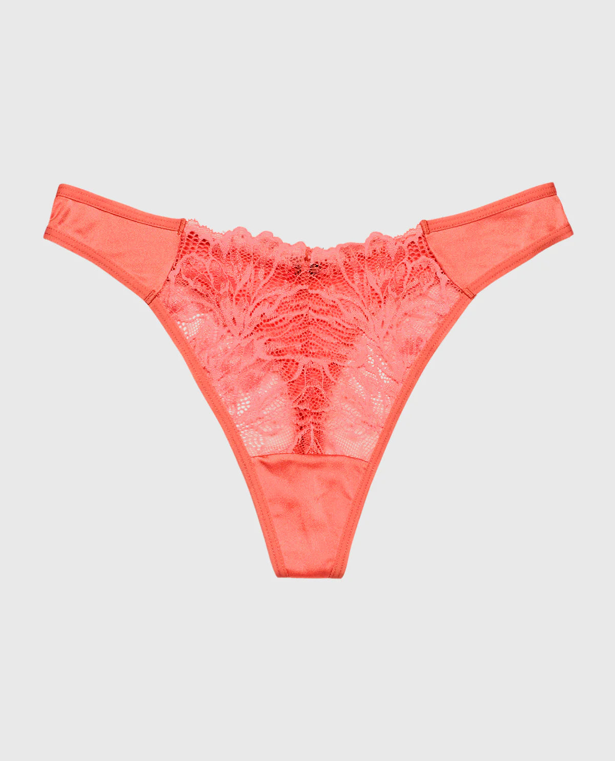 LA SENZA - Pantalon string en dentelle à jambe haute
