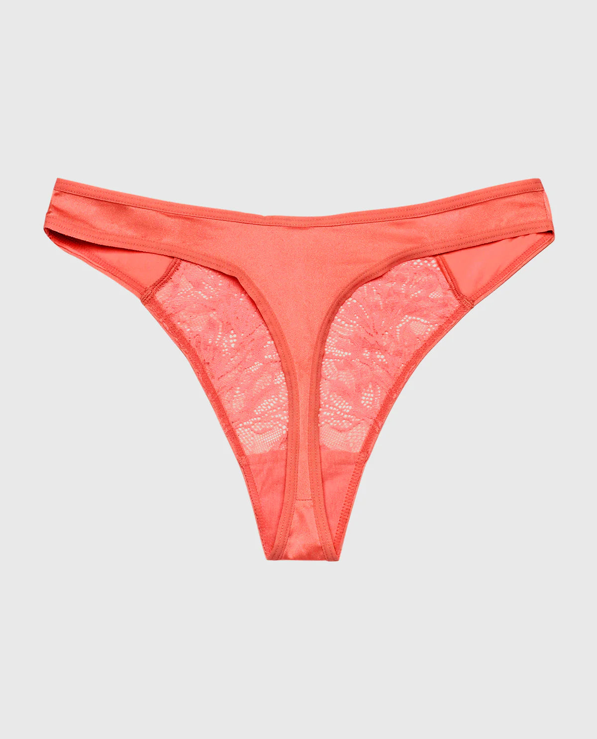 LA SENZA - Pantalon string en dentelle à jambe haute