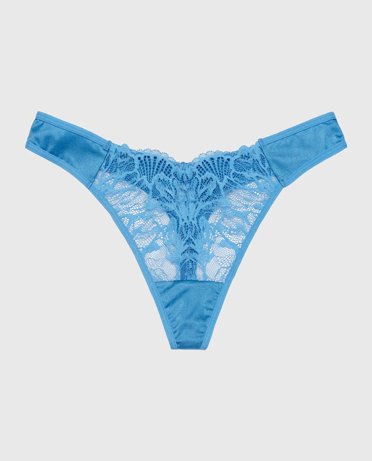 LA SENZA - Pantalon string en dentelle à jambe haute