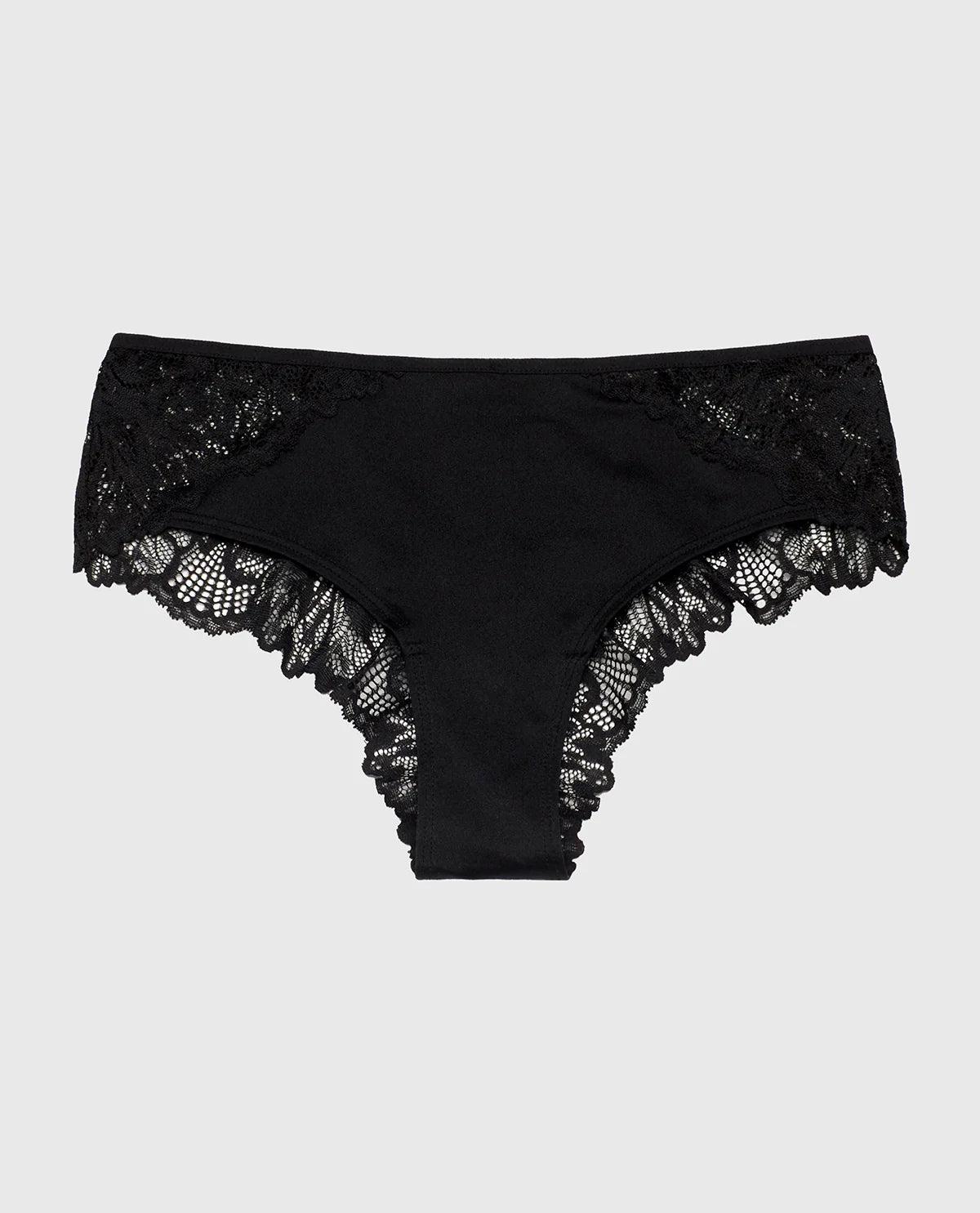 Culotte coquine en dentelle LA SENZA en noir smoking