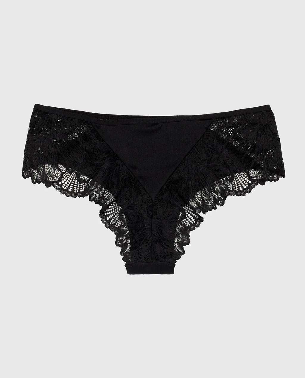 Culotte coquine en dentelle LA SENZA en noir smoking