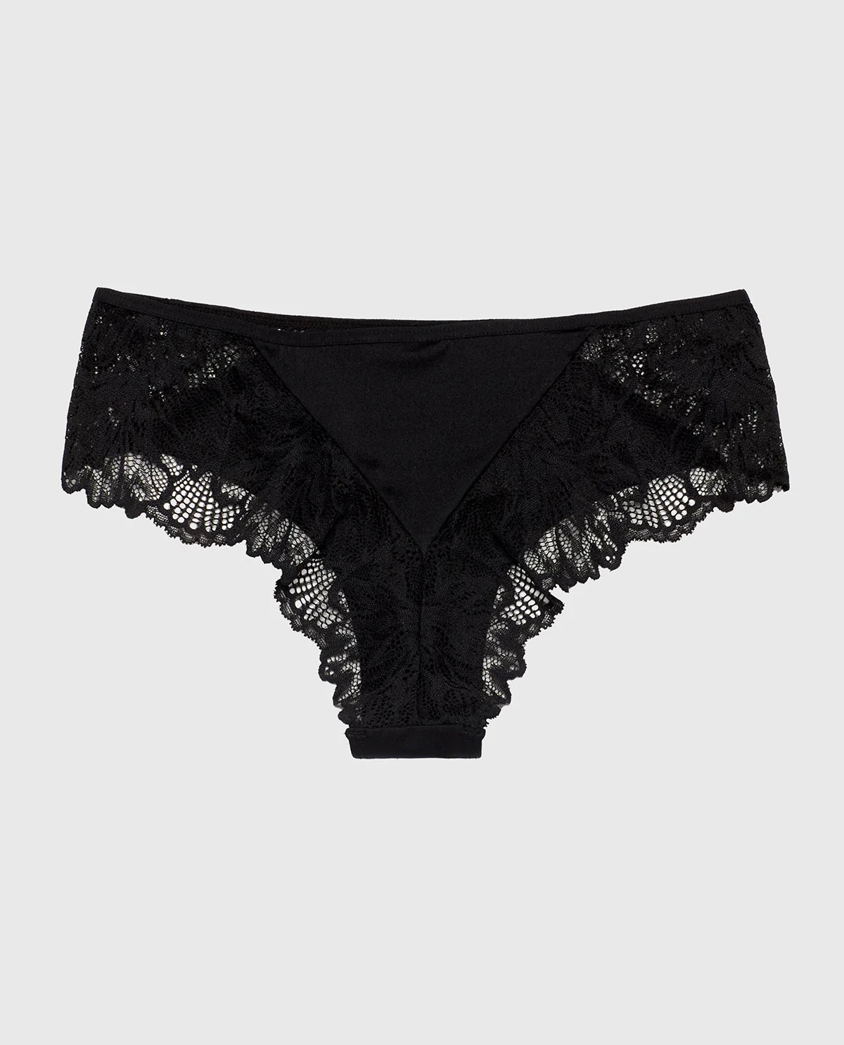 Culotte coquine en dentelle LA SENZA en noir smoking