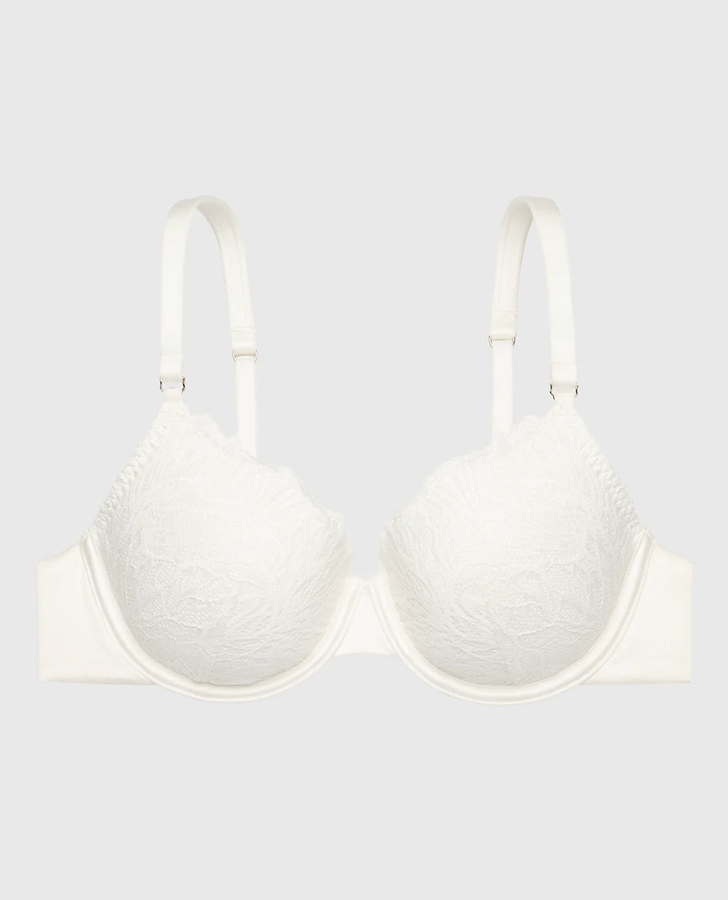 Soutien-gorge en dentelle légèrement doublé LA SENZA en ivoire
