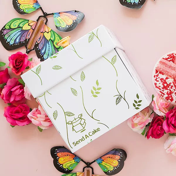 Bouquet de fleurs avec surprise papillon 🌺 