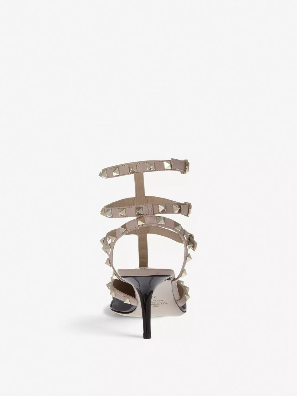 So Noir 65 patent-leather heeled sandals