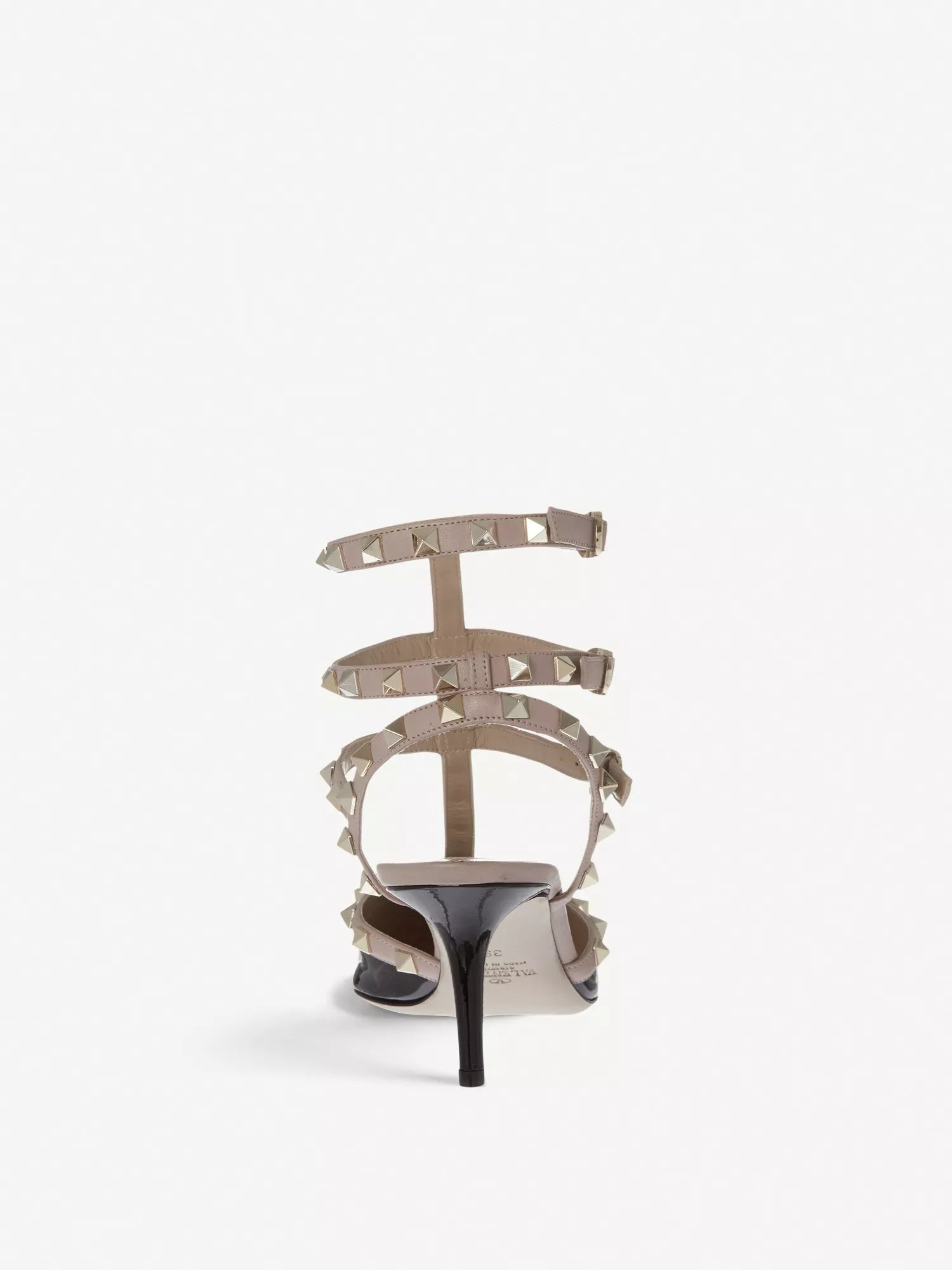 So Noir 65 patent-leather heeled sandals