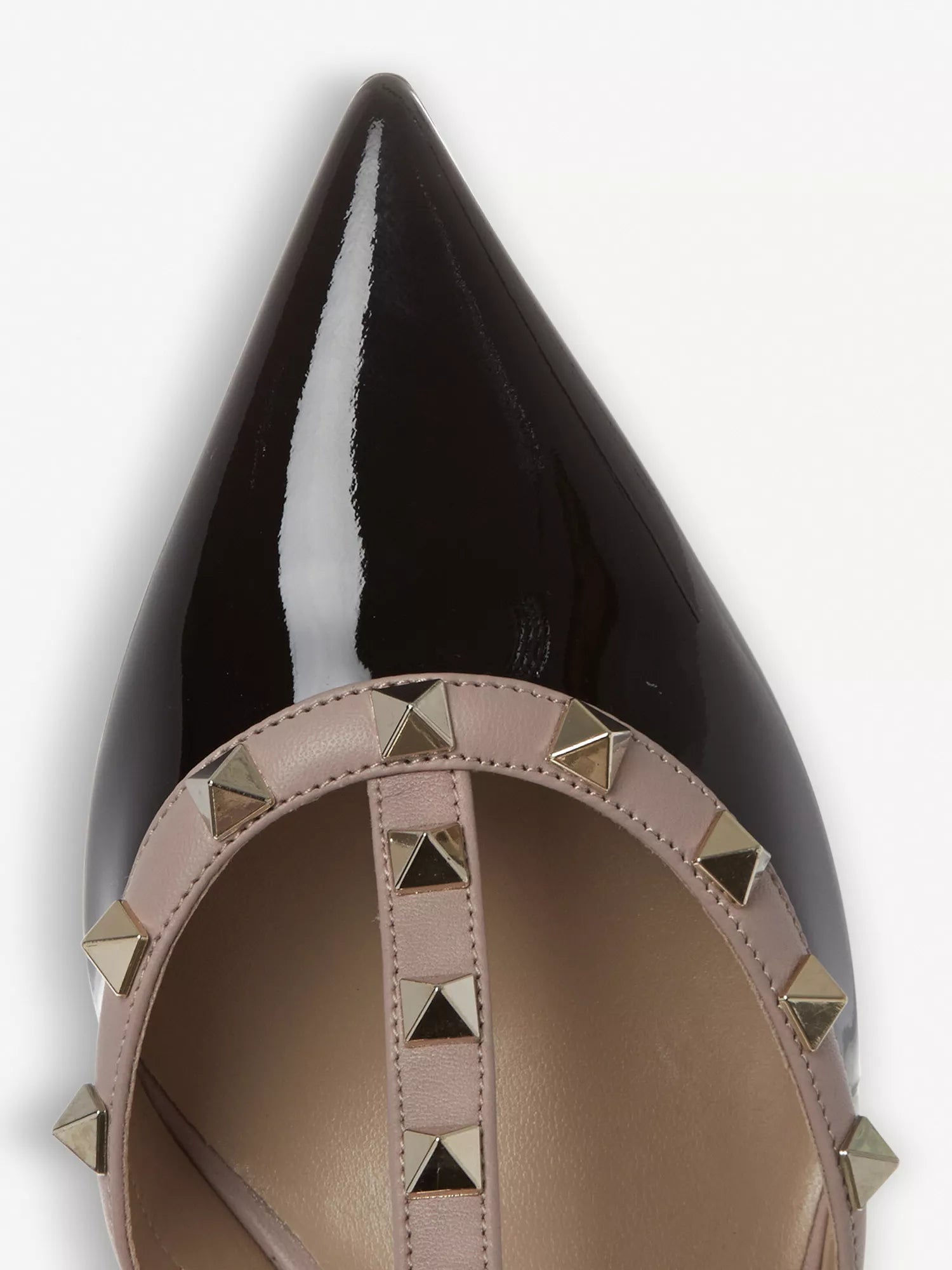So Noir 65 patent-leather heeled sandals