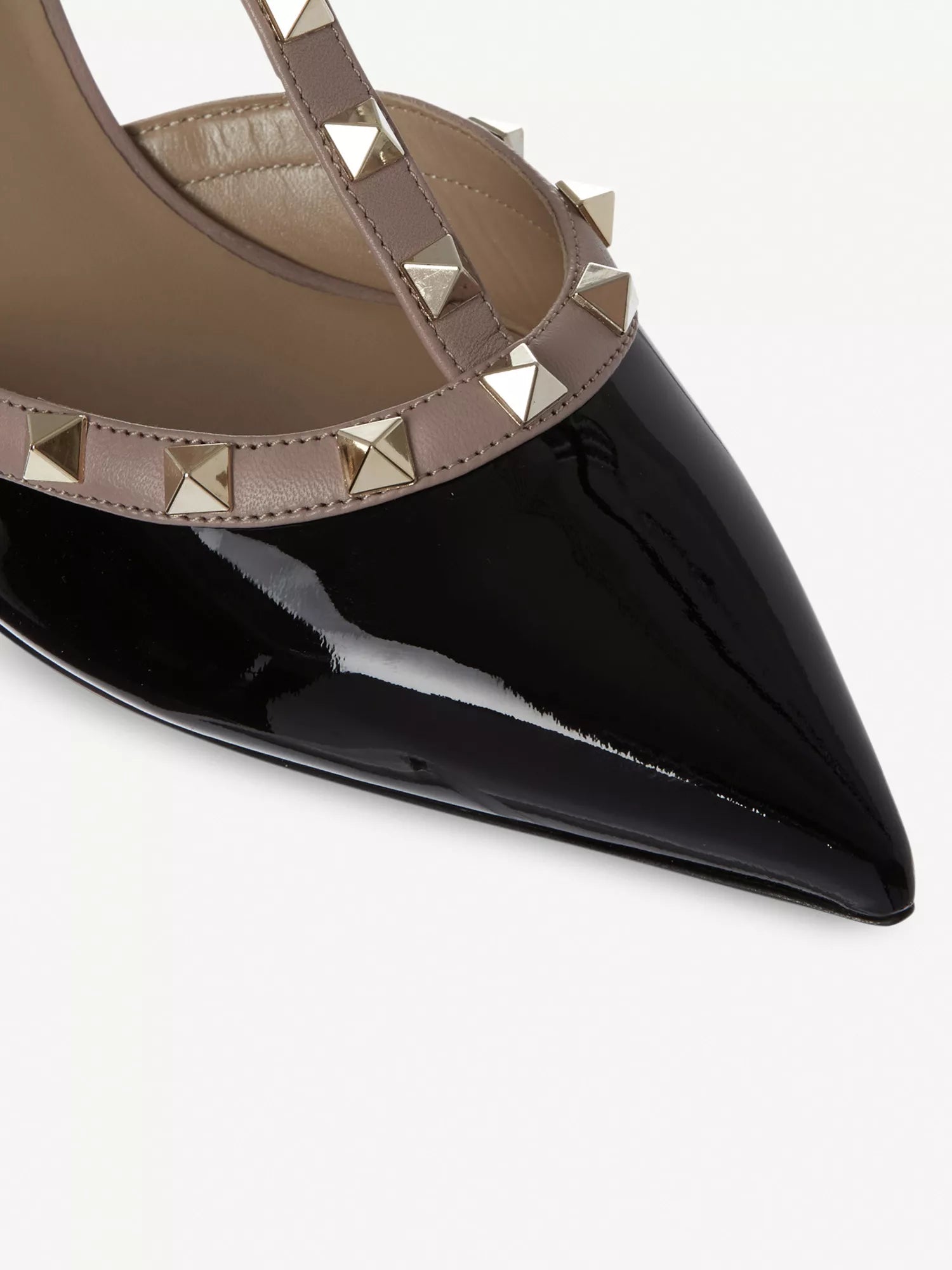 So Noir 65 patent-leather heeled sandals