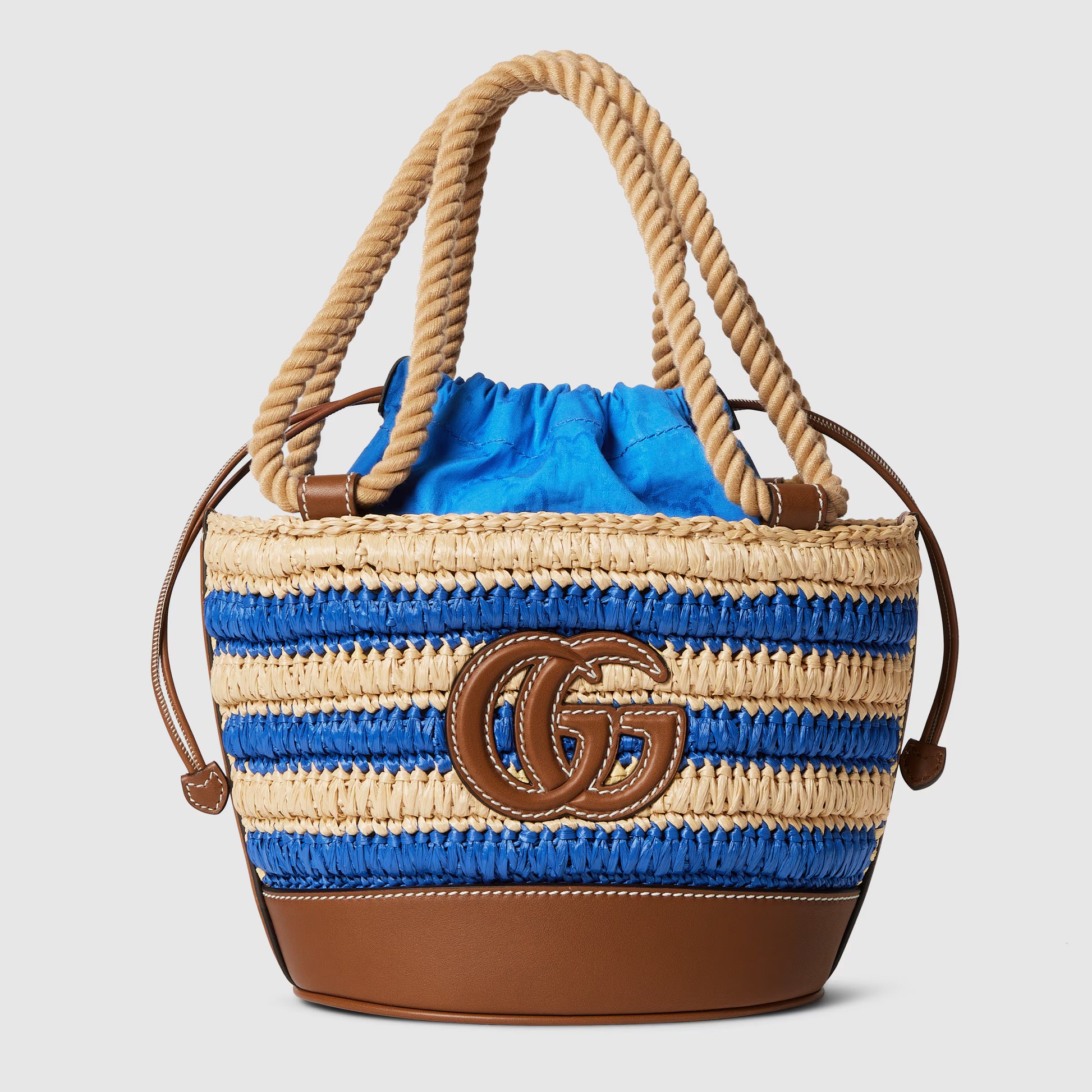 Mini sac seau tissé