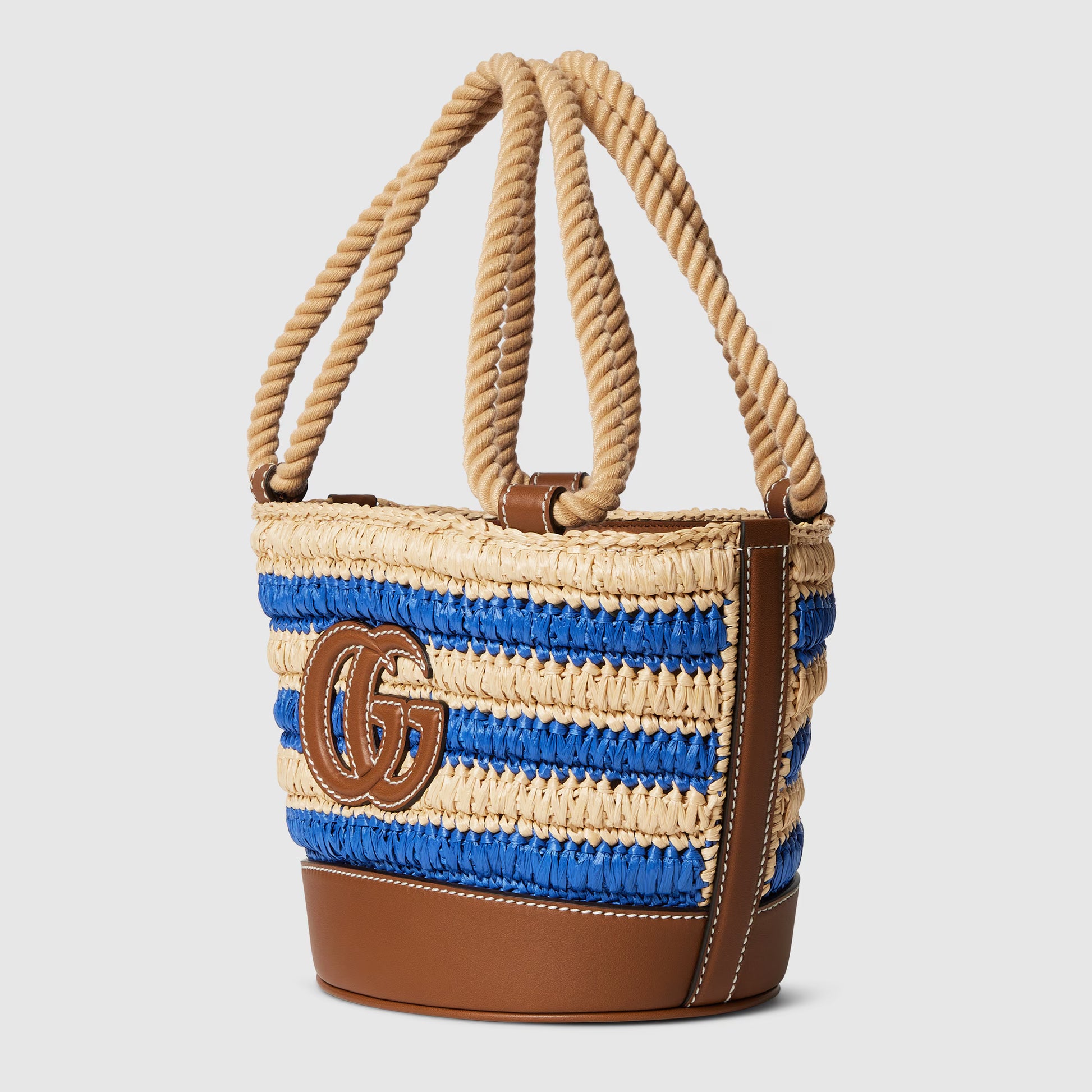 Mini sac seau tissé
