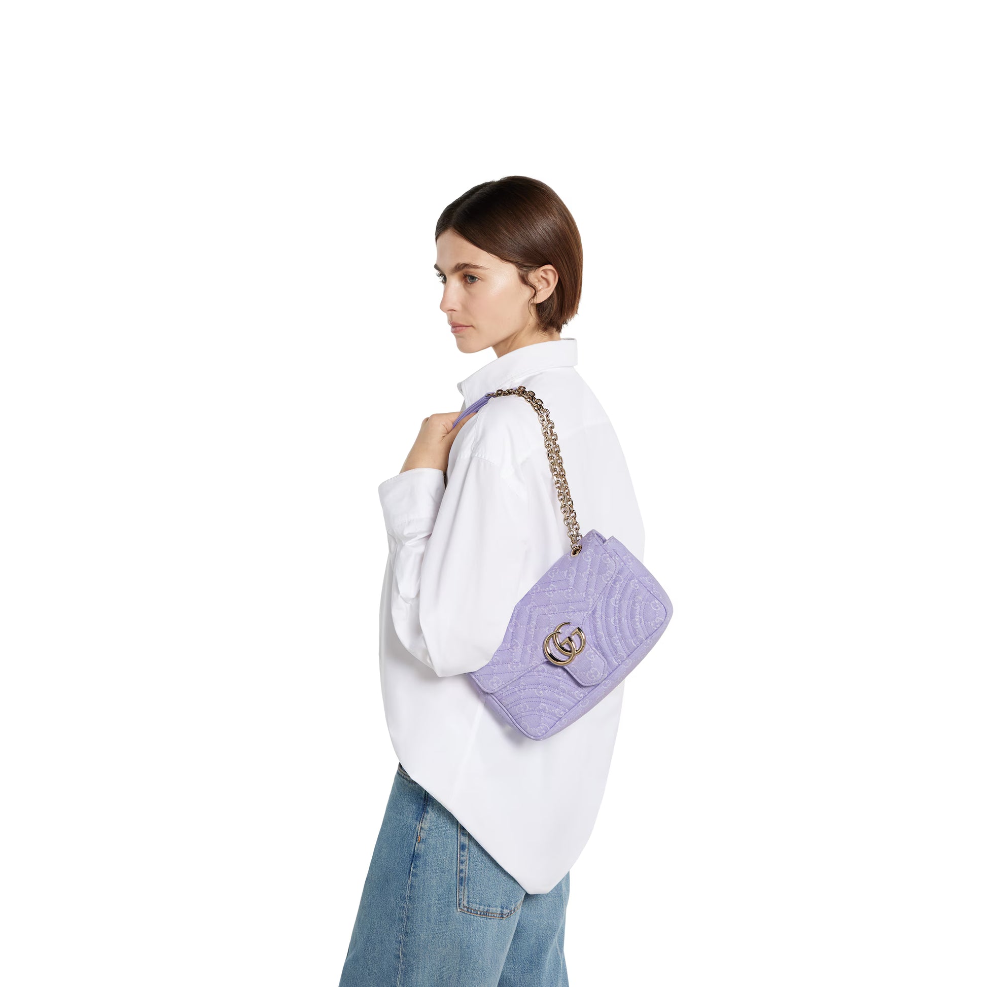Sac à bandoulière moyen GG Marmont