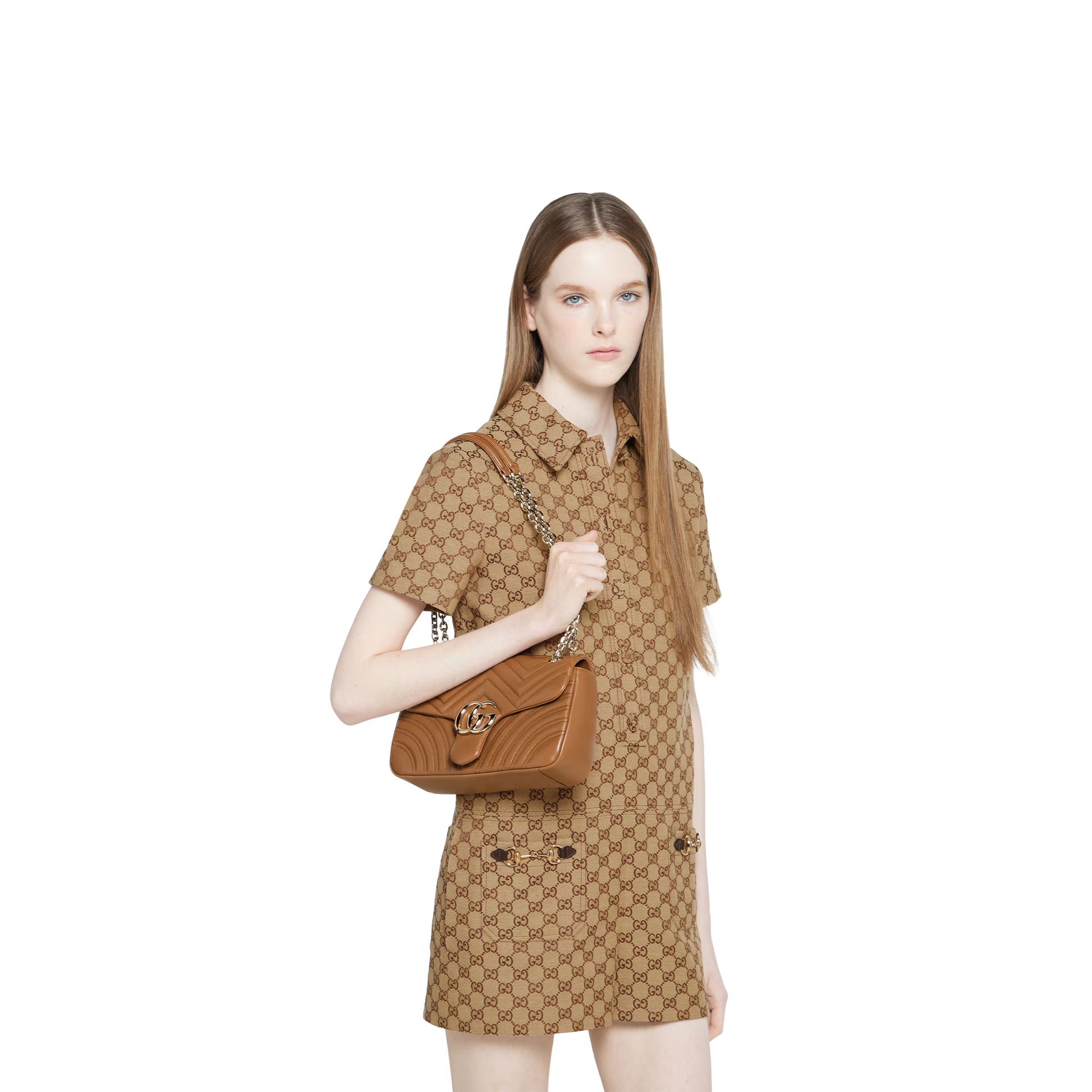 Sac à bandoulière moyen GG Marmont