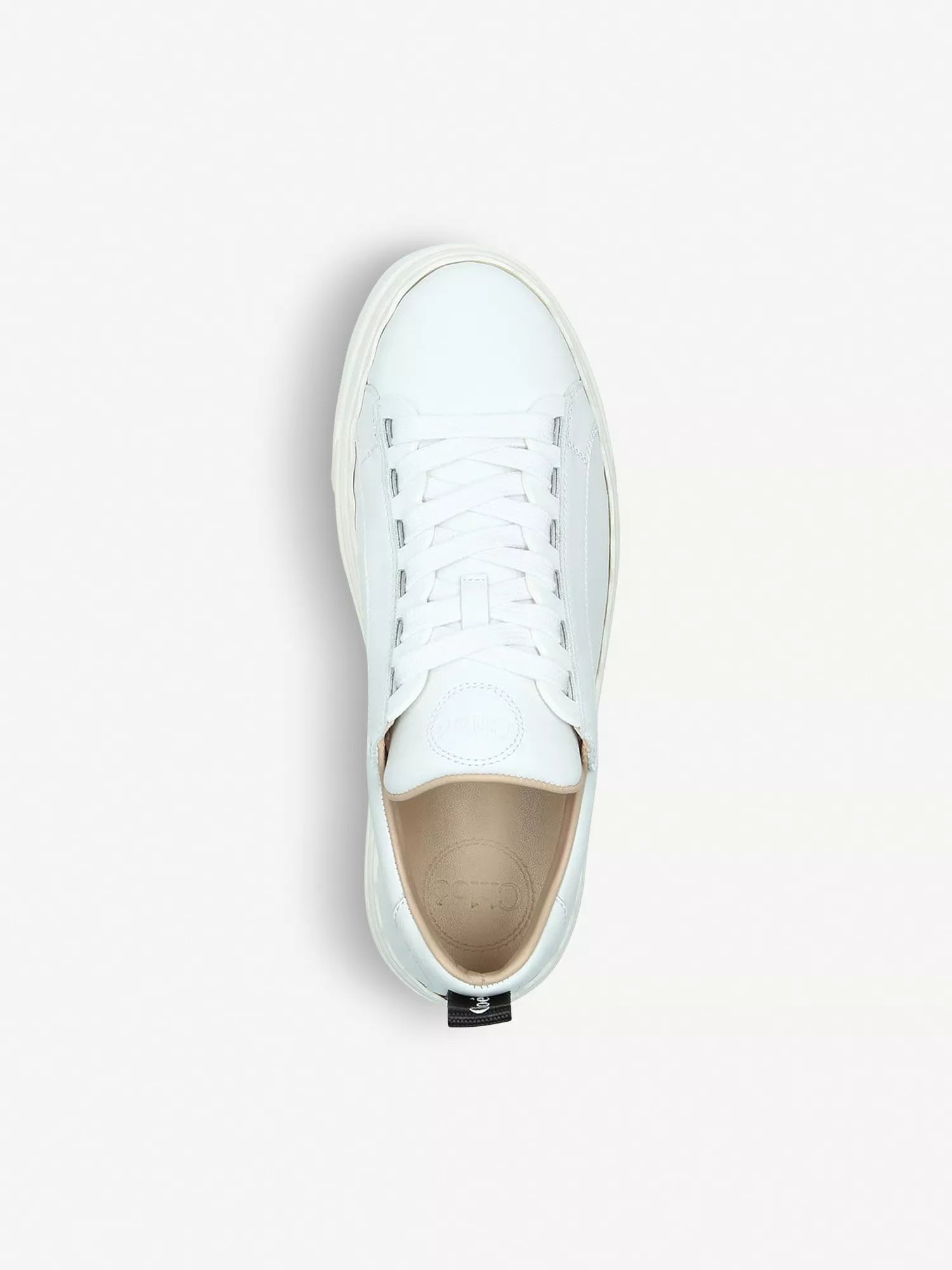 CHLOE  Lauren leather trainers