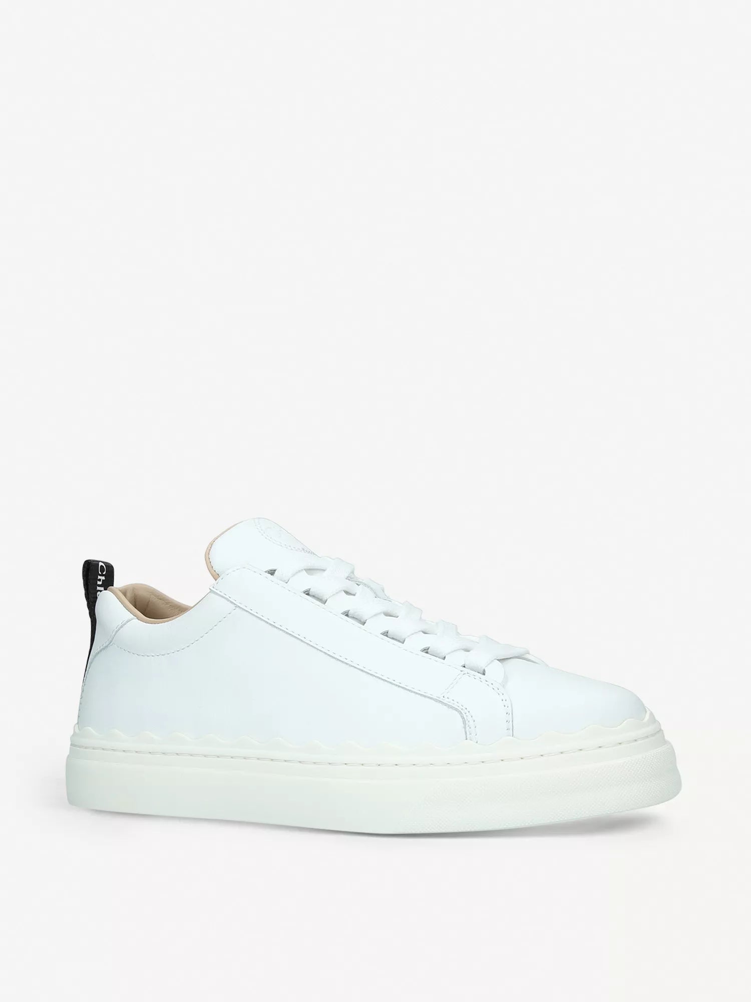 CHLOE  Lauren leather trainers