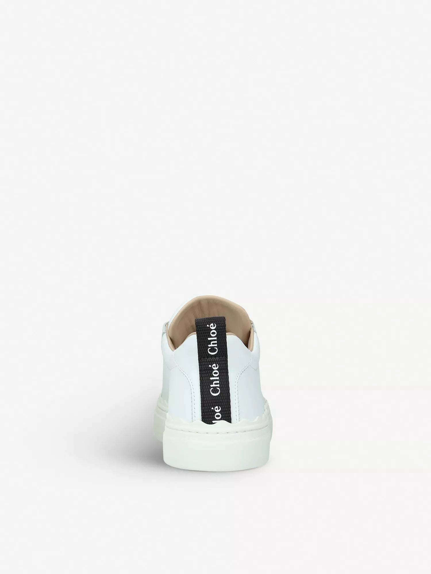 CHLOE  Lauren leather trainers