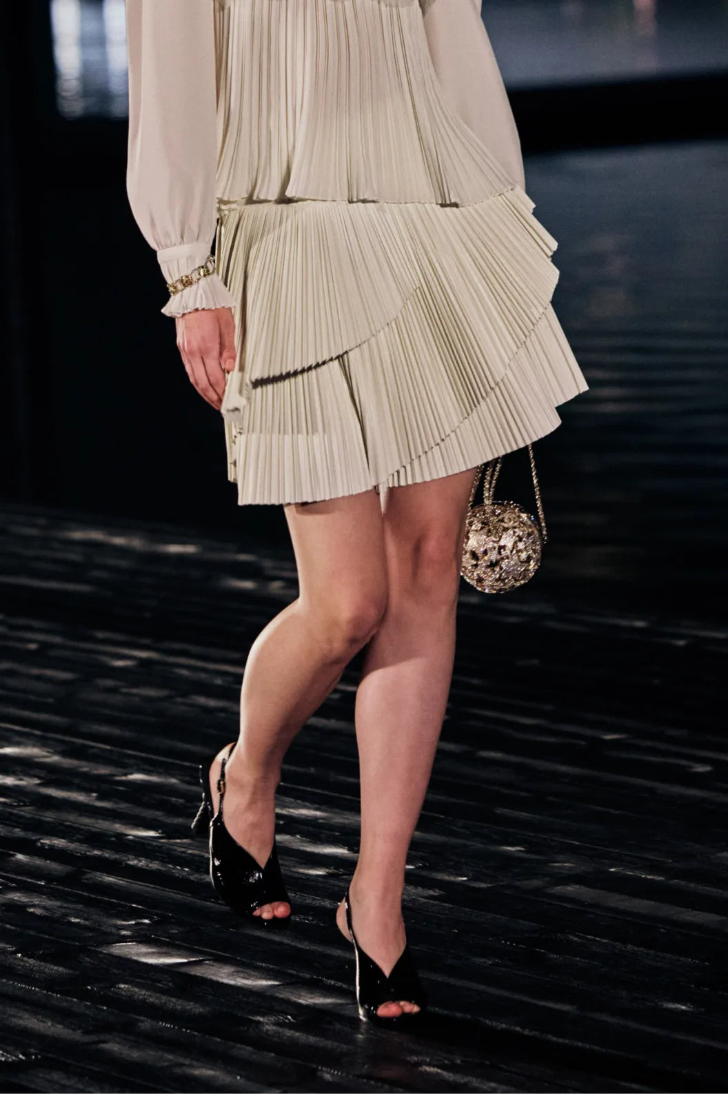 CHANEL White Skirt