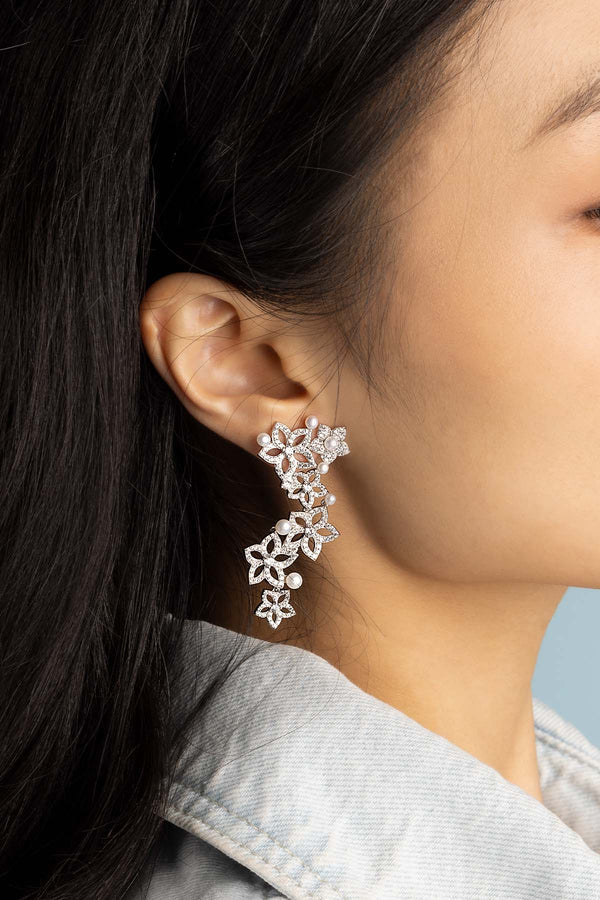 Boucles d'oreilles Pearl Blossom du festival APM Monaco