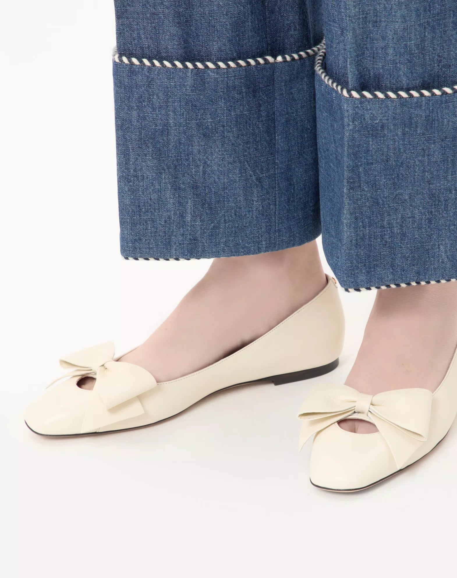 Valentino Bowow Kidskin Ballerina