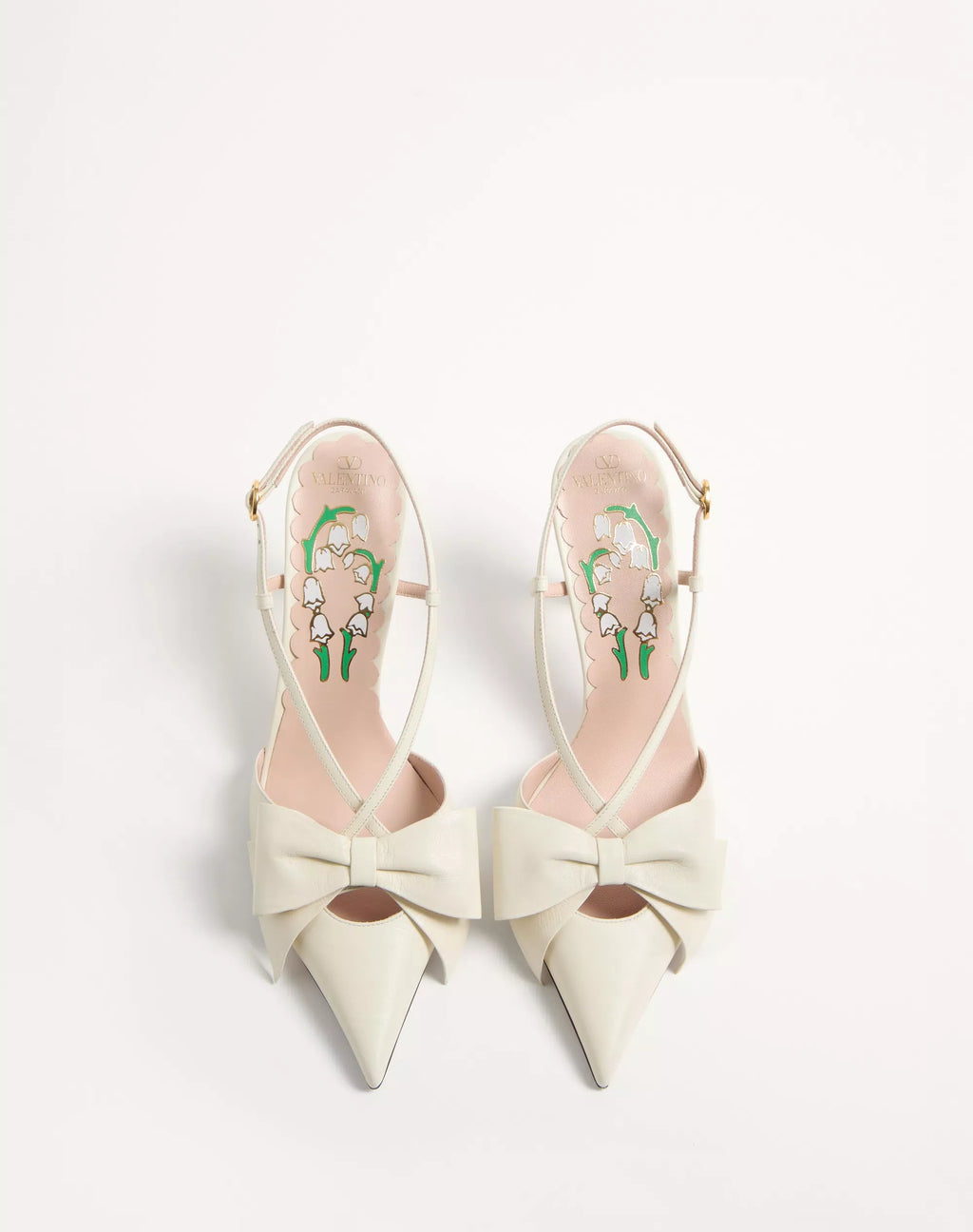 Bowow suede lace-up pumps 85mm