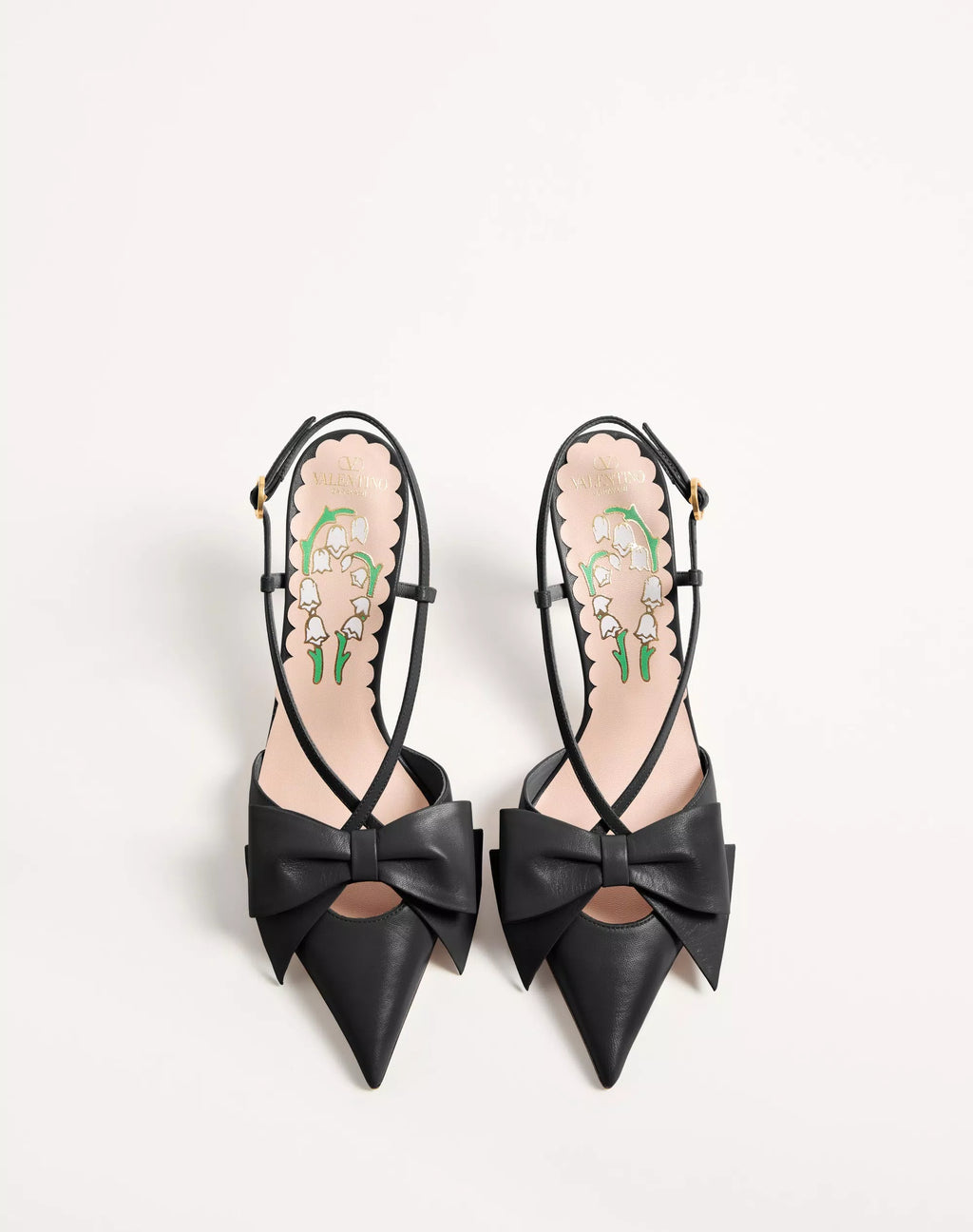 Bowow suede lace-up pumps 85mm