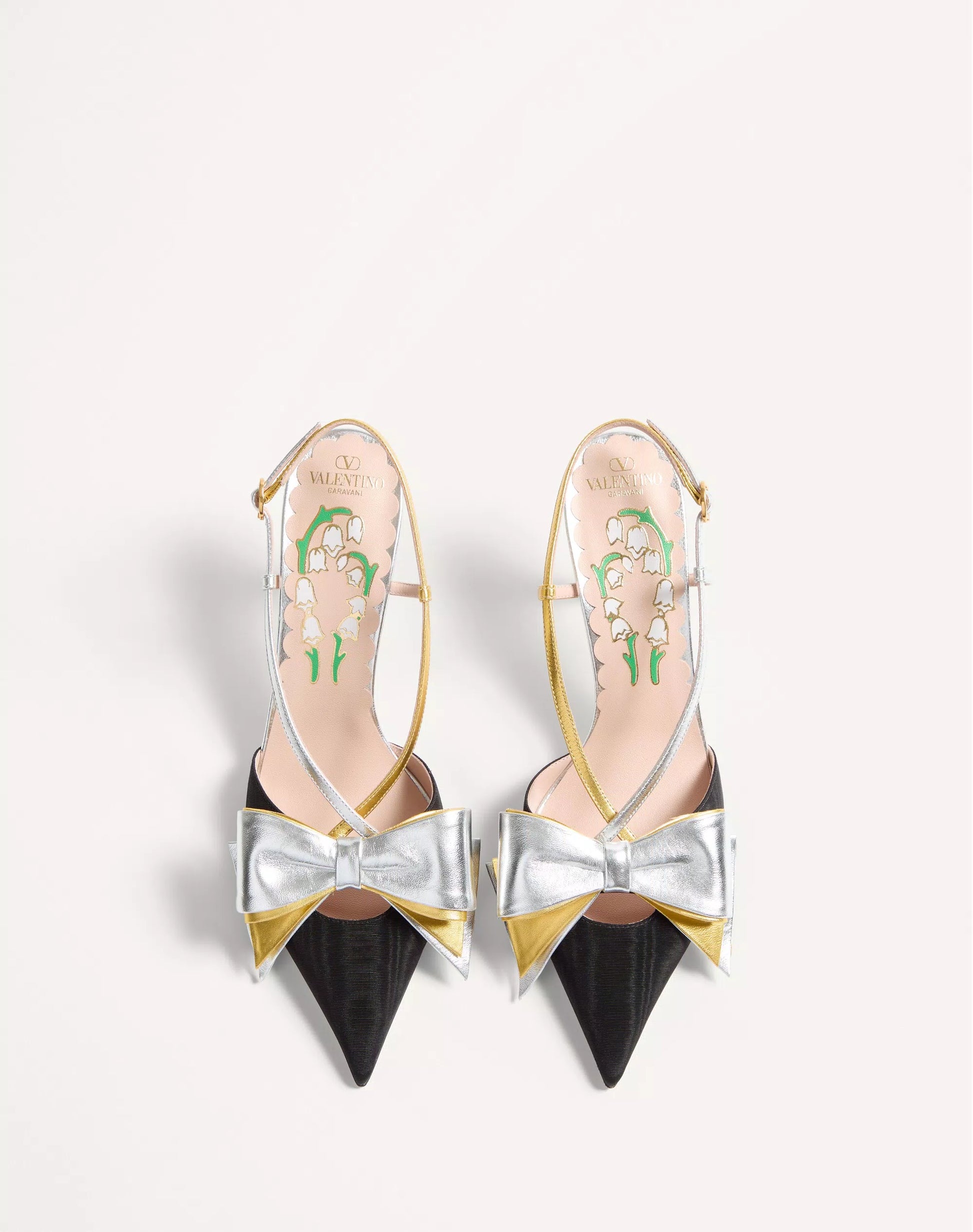 Escarpins Bowow Moire Slingback 85 mm