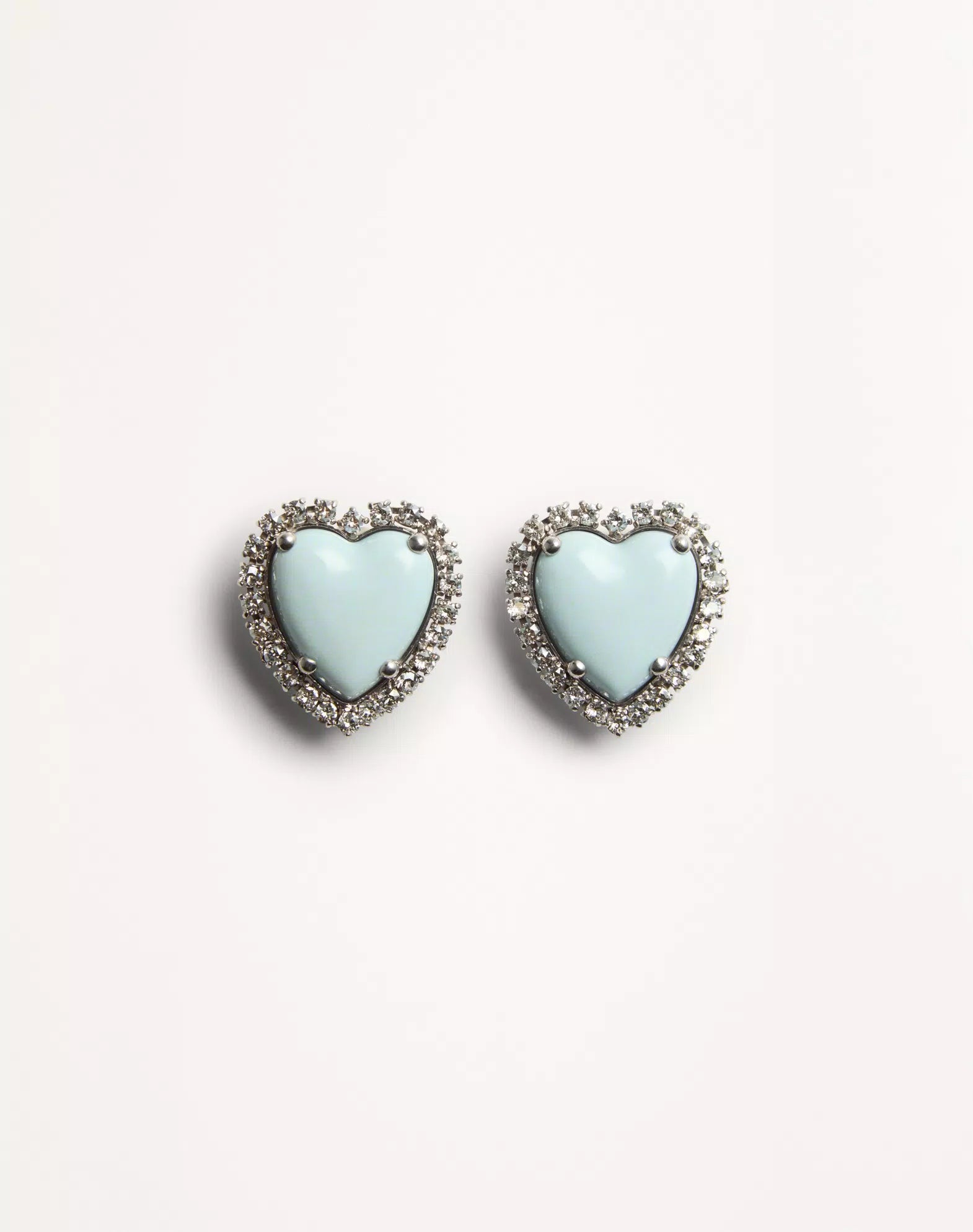 Coeur Hyperbole Earrings In Metal, Resin And Swarovski Crystals ®