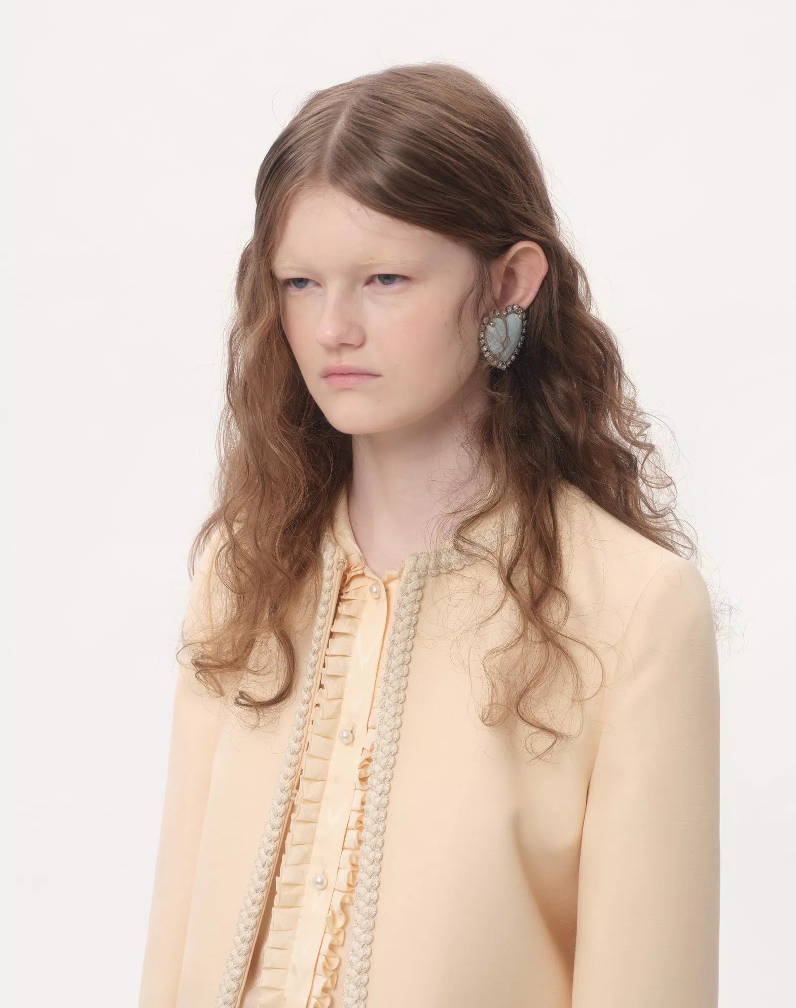 Coeur Hyperbole Earrings In Metal, Resin And Swarovski Crystals ®