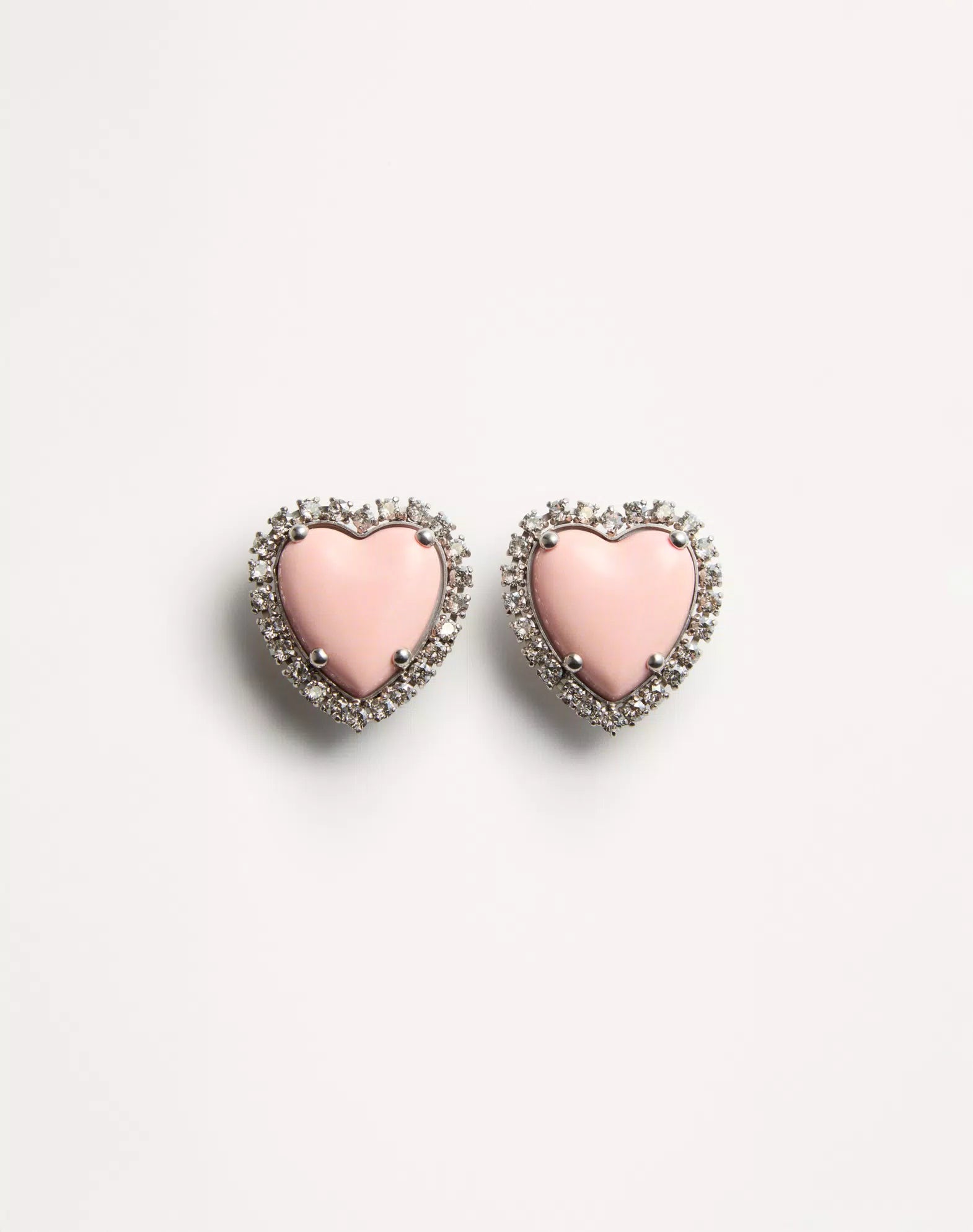 Coeur Hyperbole Earrings In Metal, Resin And Swarovski Crystals ®